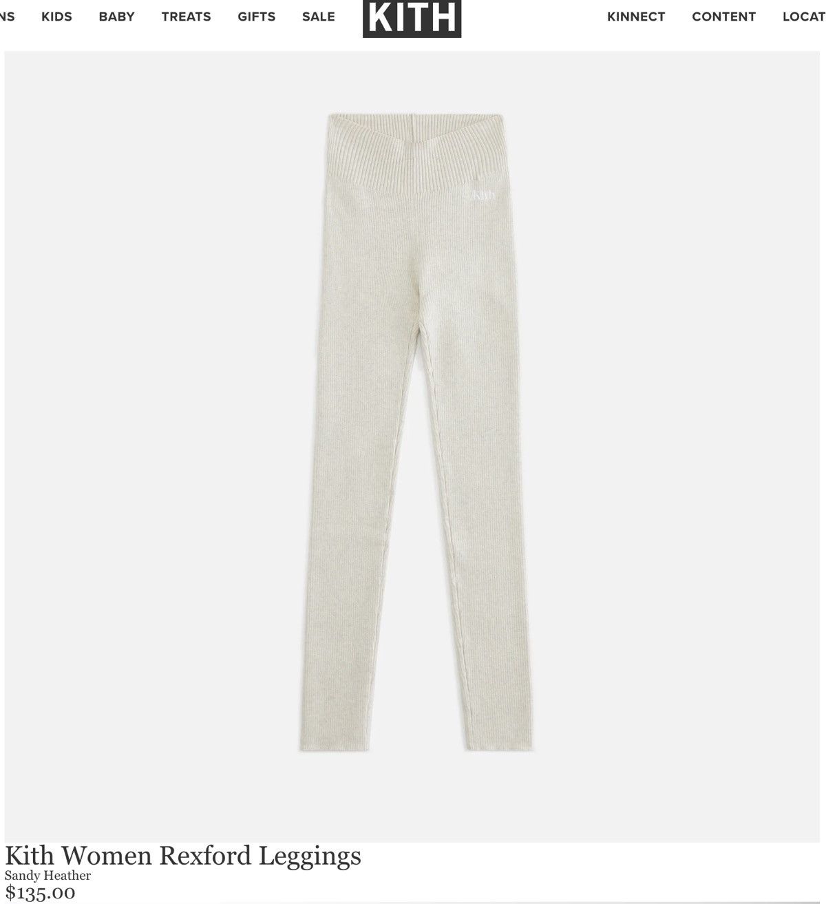 Kith Kith Beige Leggings Size M $135 Size 28" / US 6 / IT 42 - 3 Thumbnail