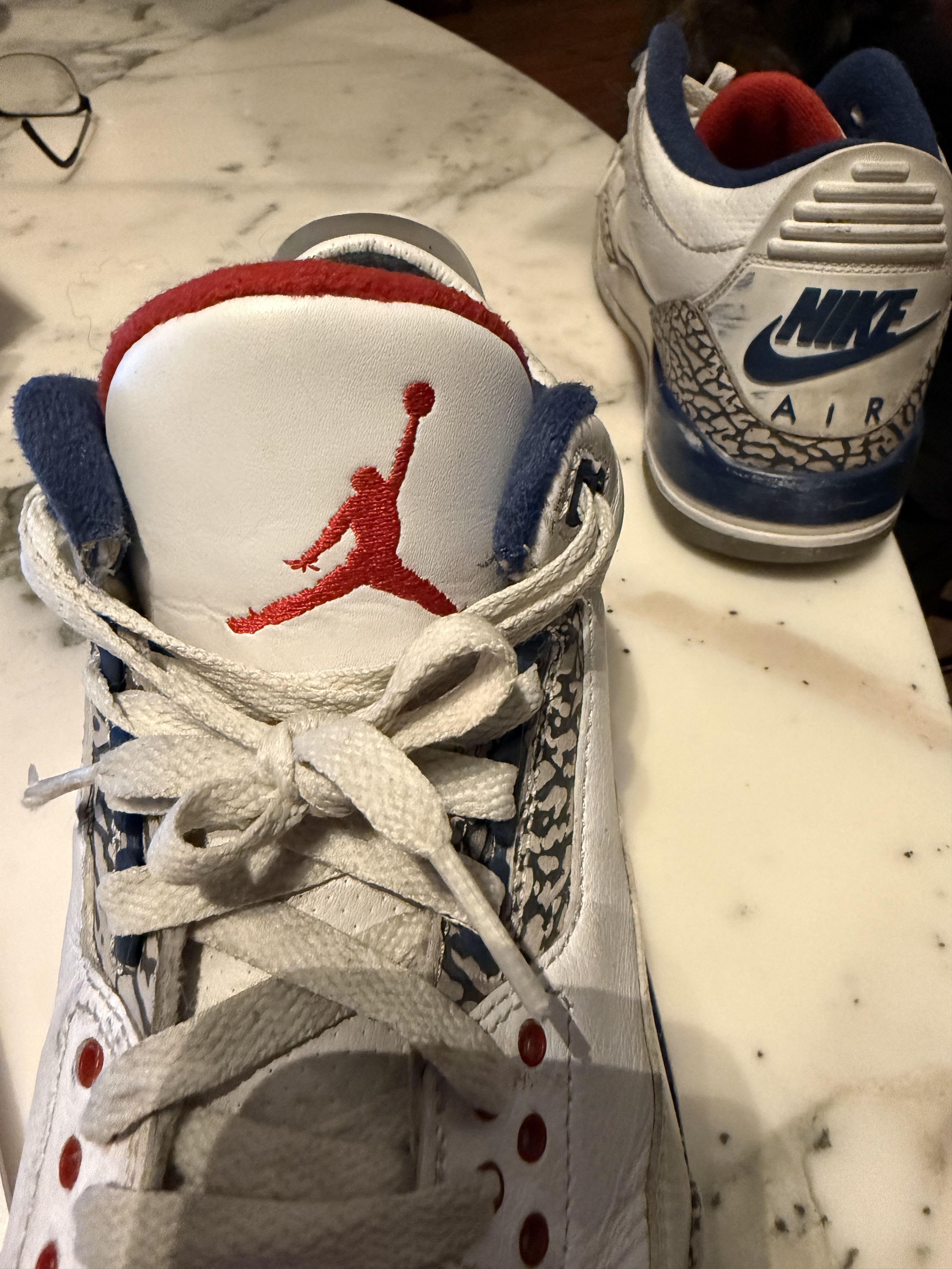 Nike Nike Air Jordan 3 Retro True Blue Size US 9 / EU 42 - 6 Thumbnail