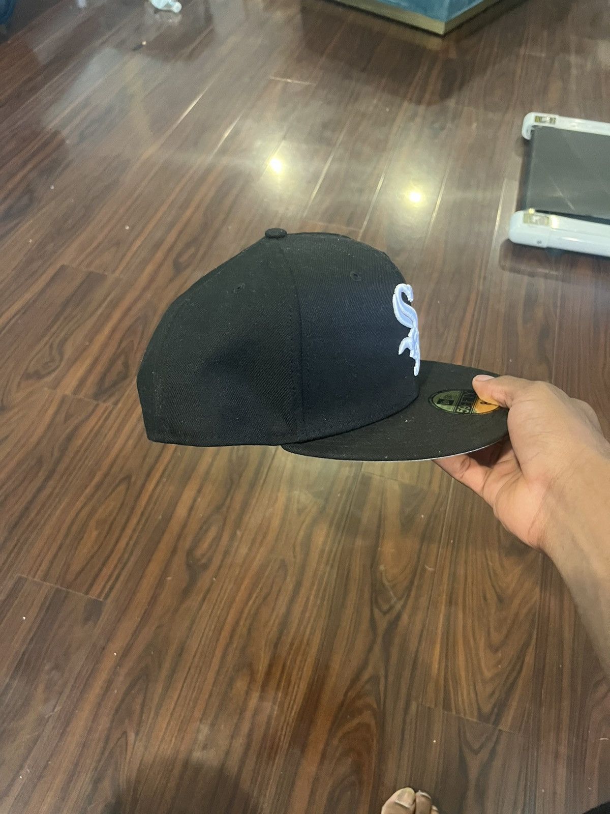 New Era Chicago White Sox black New Era cap Size 38 - 3 Thumbnail