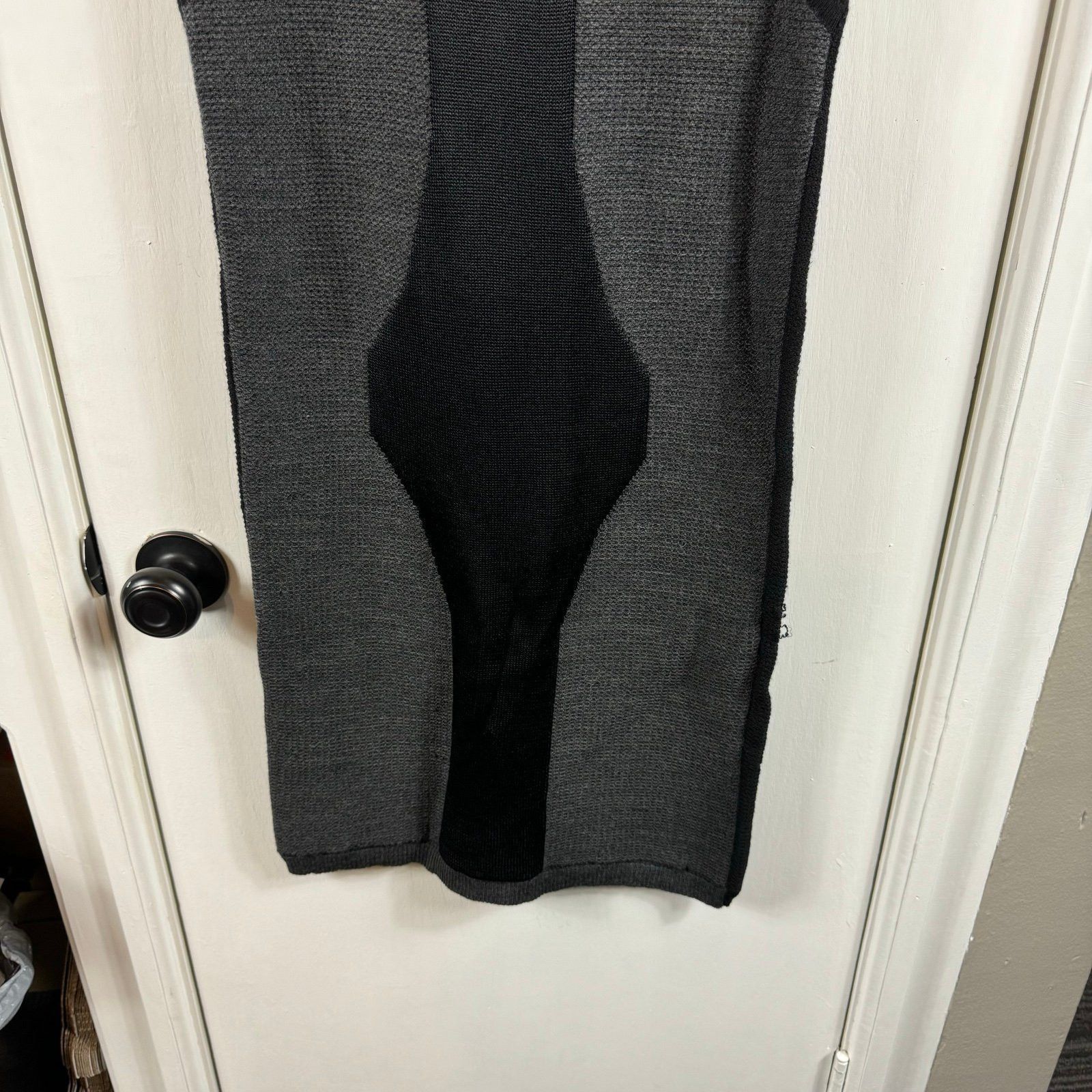 Balenciaga WOOL MID-LENGTH DRESS Balenciaga 2008 collection colorblock Size M / US 6-8 / IT 42-44 - 3 Thumbnail