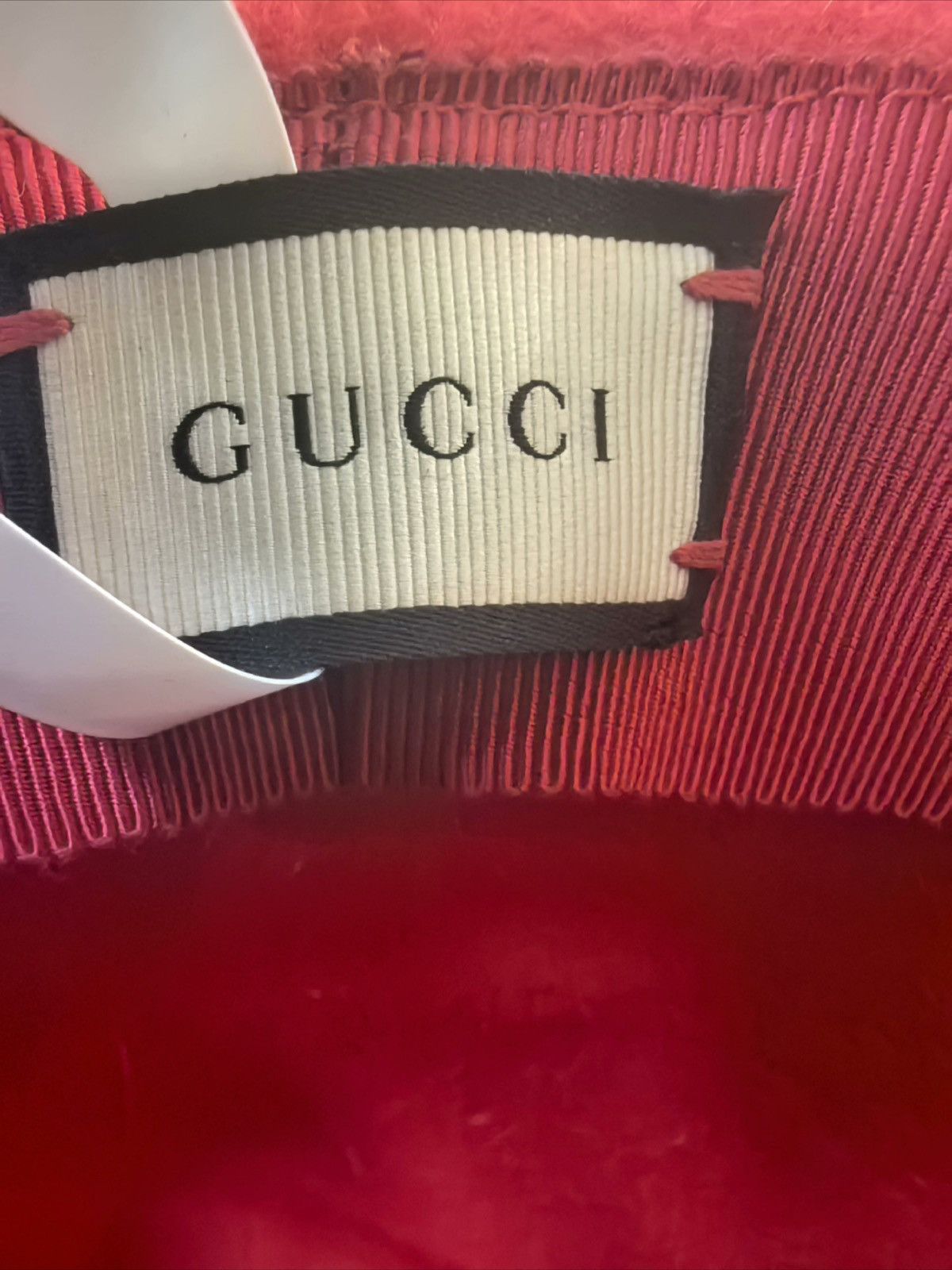Gucci Runway wool hat red Size ONE SIZE - 8 Thumbnail