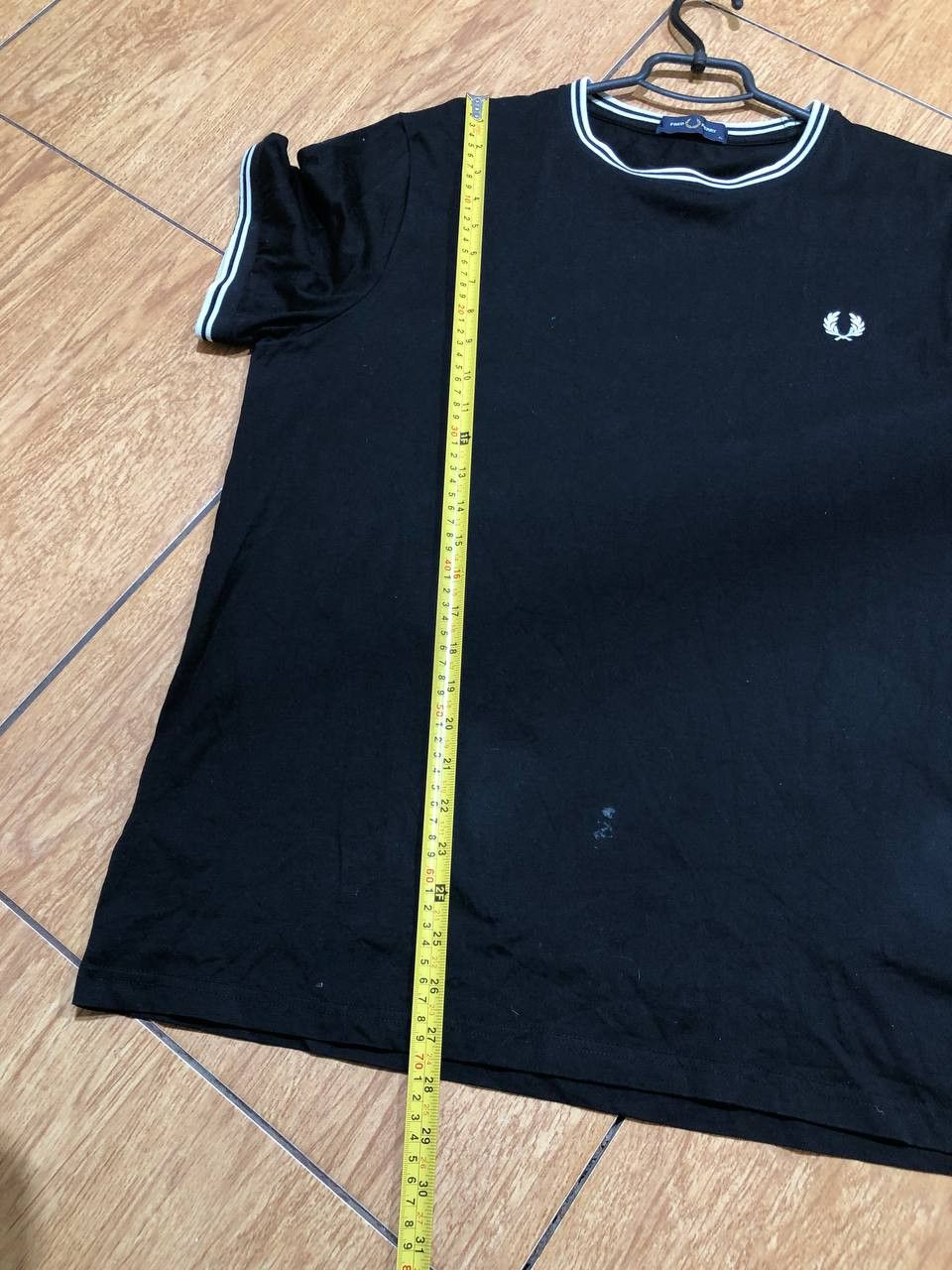 Fred Perry Fred Perry Navy Twin Tipped Logo T-Shirt Size US XL / EU 56 / 4 - 10 Thumbnail