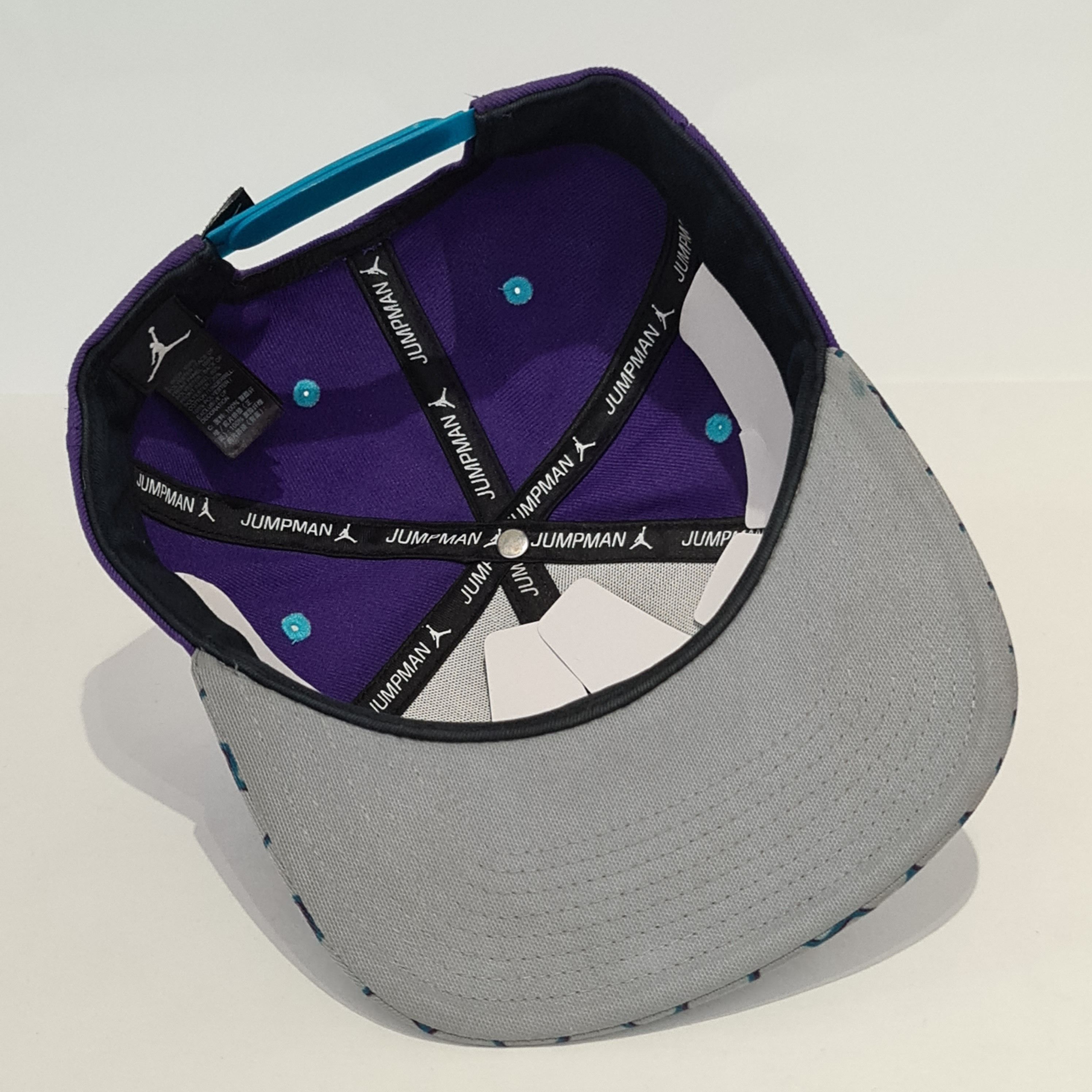 Jordan Brand Jordan Cap Snapback 'CNY Hornets' Purple/Grey Size ONE SIZE - 7 Thumbnail