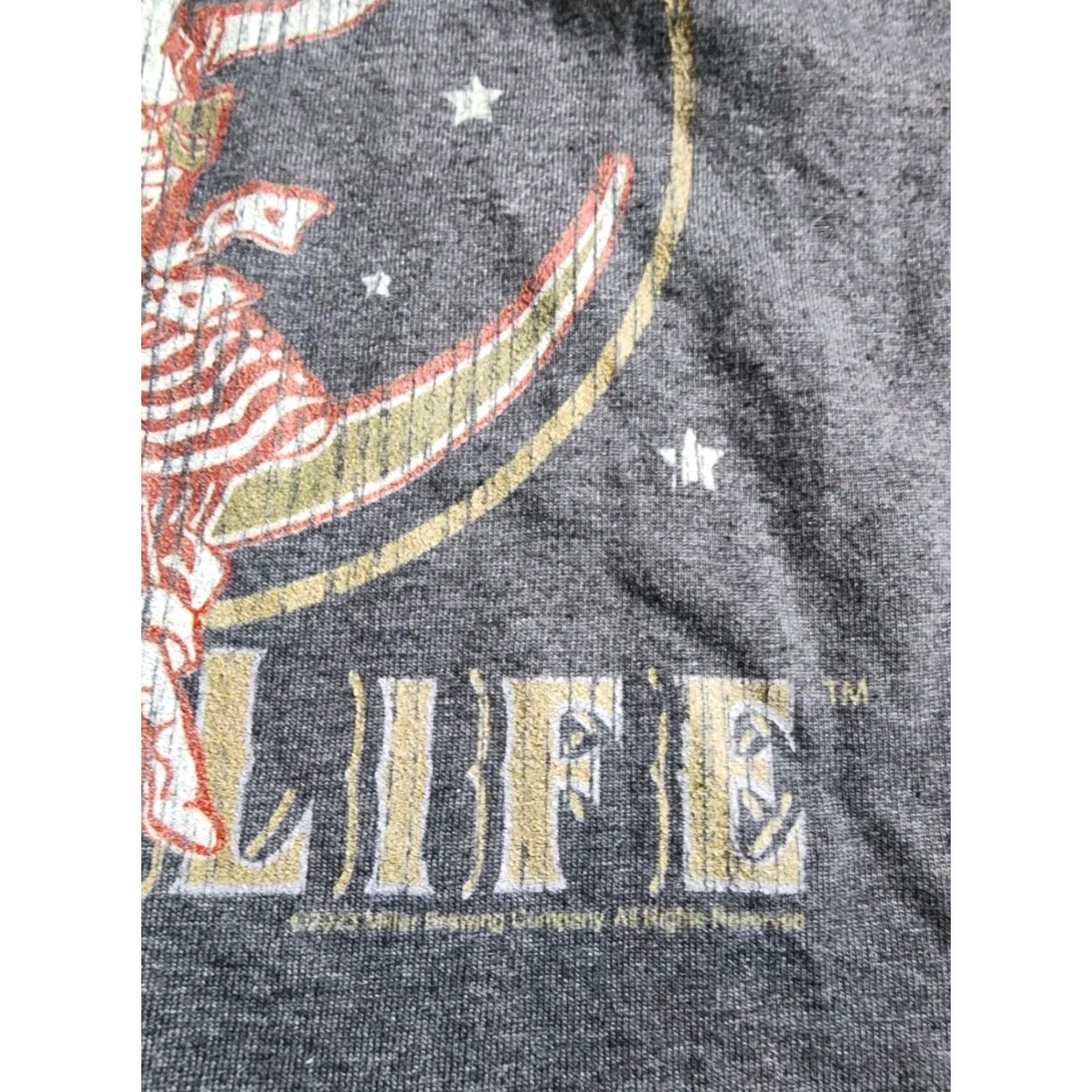 Vintage Womens S Miller High Life Beer Girl In The Moon Retro Logo T Shirt Size S / US 4 / IT 40 - 4 Thumbnail
