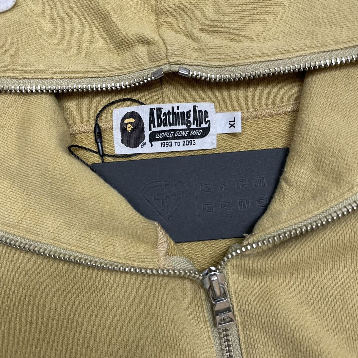 BAPE A Bathing Ape Shark Half Zip Hoodie - Technical View