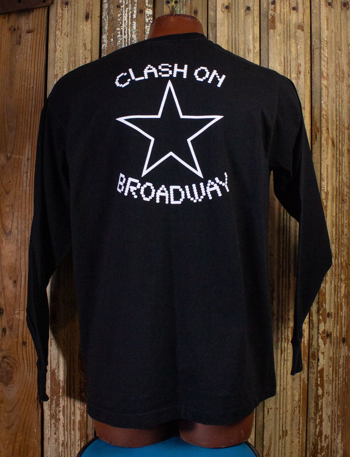 image of Band Tees x Vintage The Clash On Broadway Concert T Shirt 1991 in Black, Men's (Size XL)