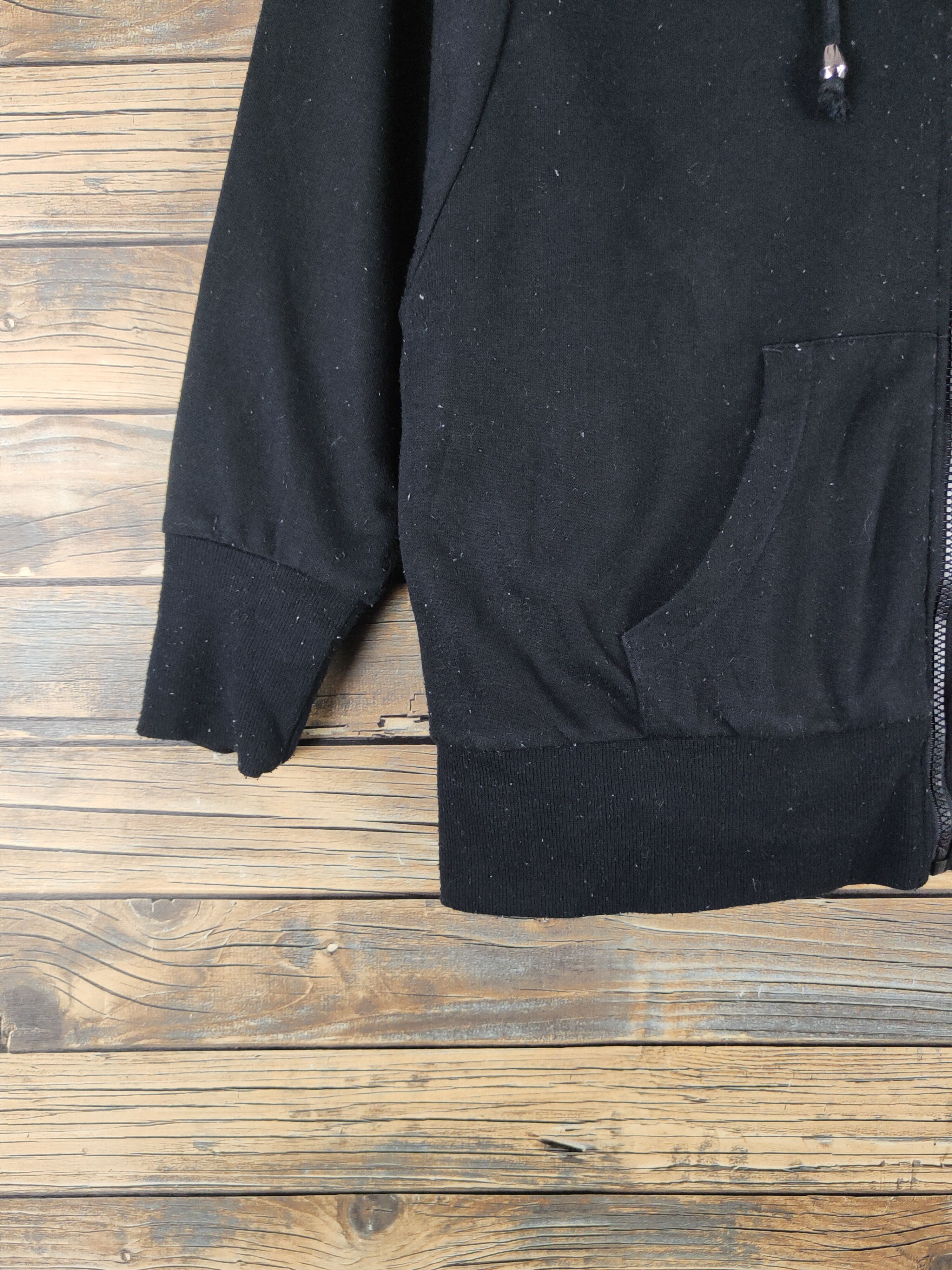 Japanese Brand DL Galyge cross Black Hoodie Sweatshirts #2730 Size M / US 6-8 / IT 42-44 - 5 Thumbnail