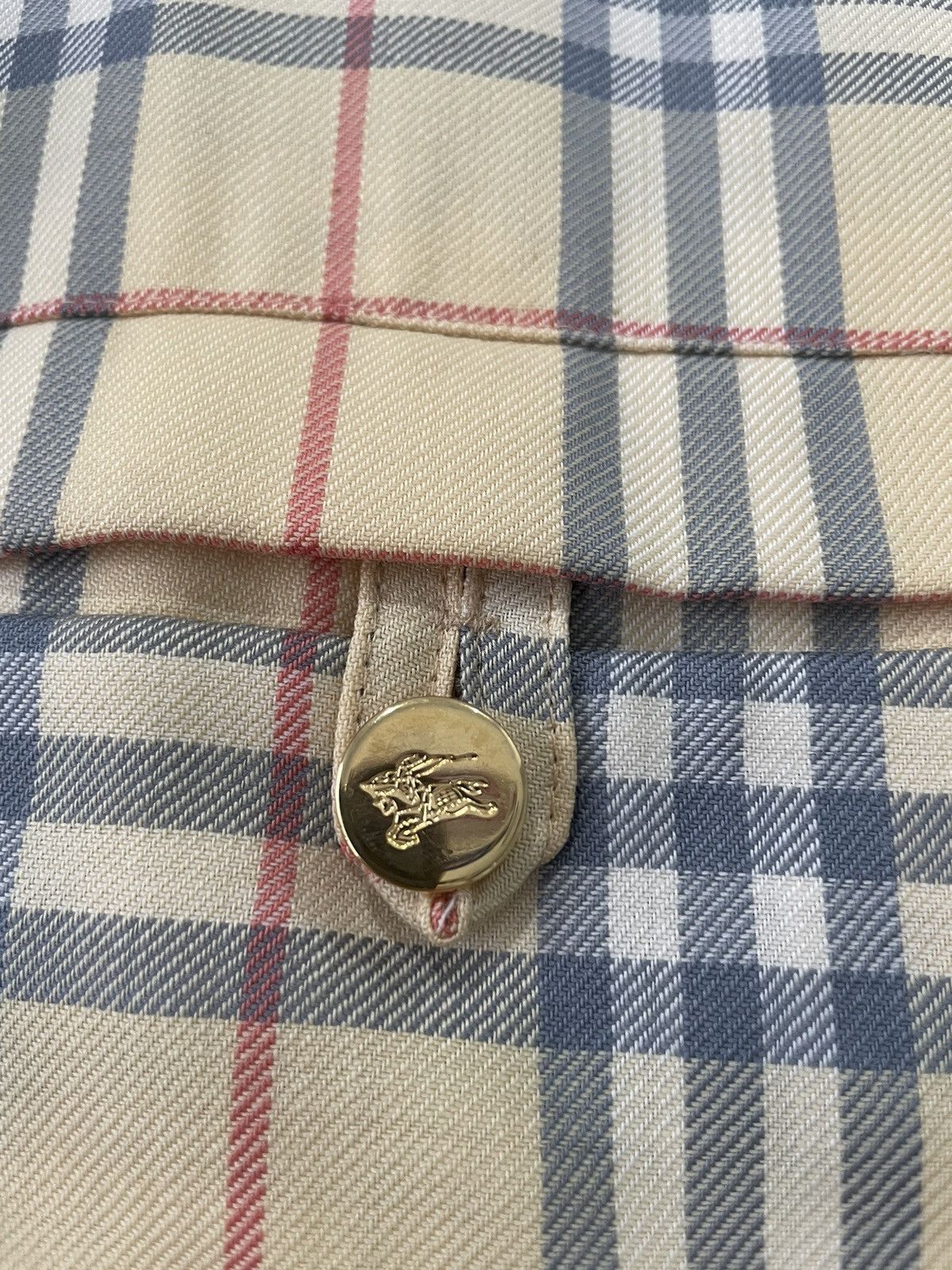 Burberry 🌞 vintage🚨 BURBERRY Check Light Jacket 🎩🤍 Size US M / EU 48-50 / 2 - 4 Thumbnail