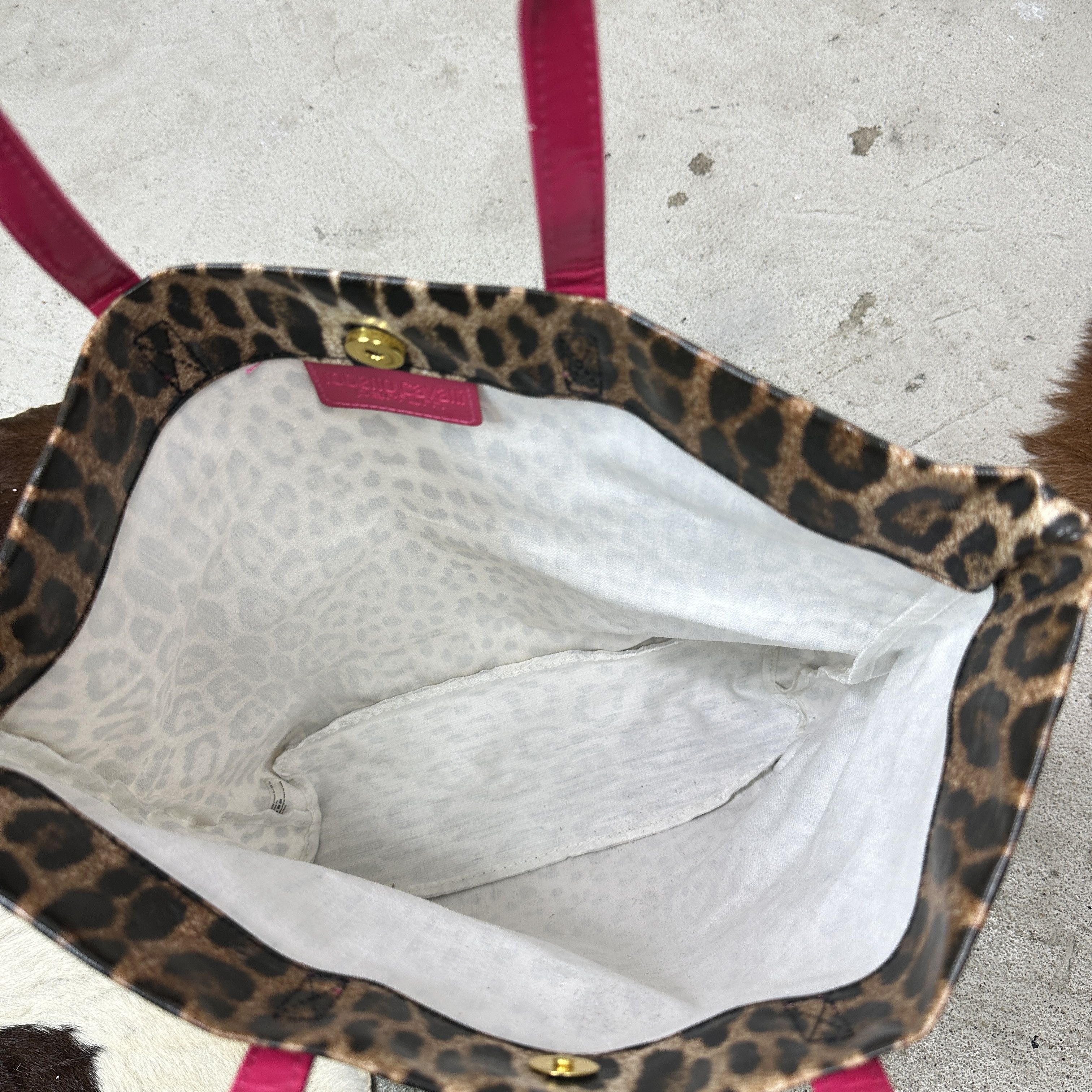 Roberto Cavalli Vintage Cheetah Roberto Cavalli Parfums Leopard Bag Y2K Size ONE SIZE - 6 Thumbnail