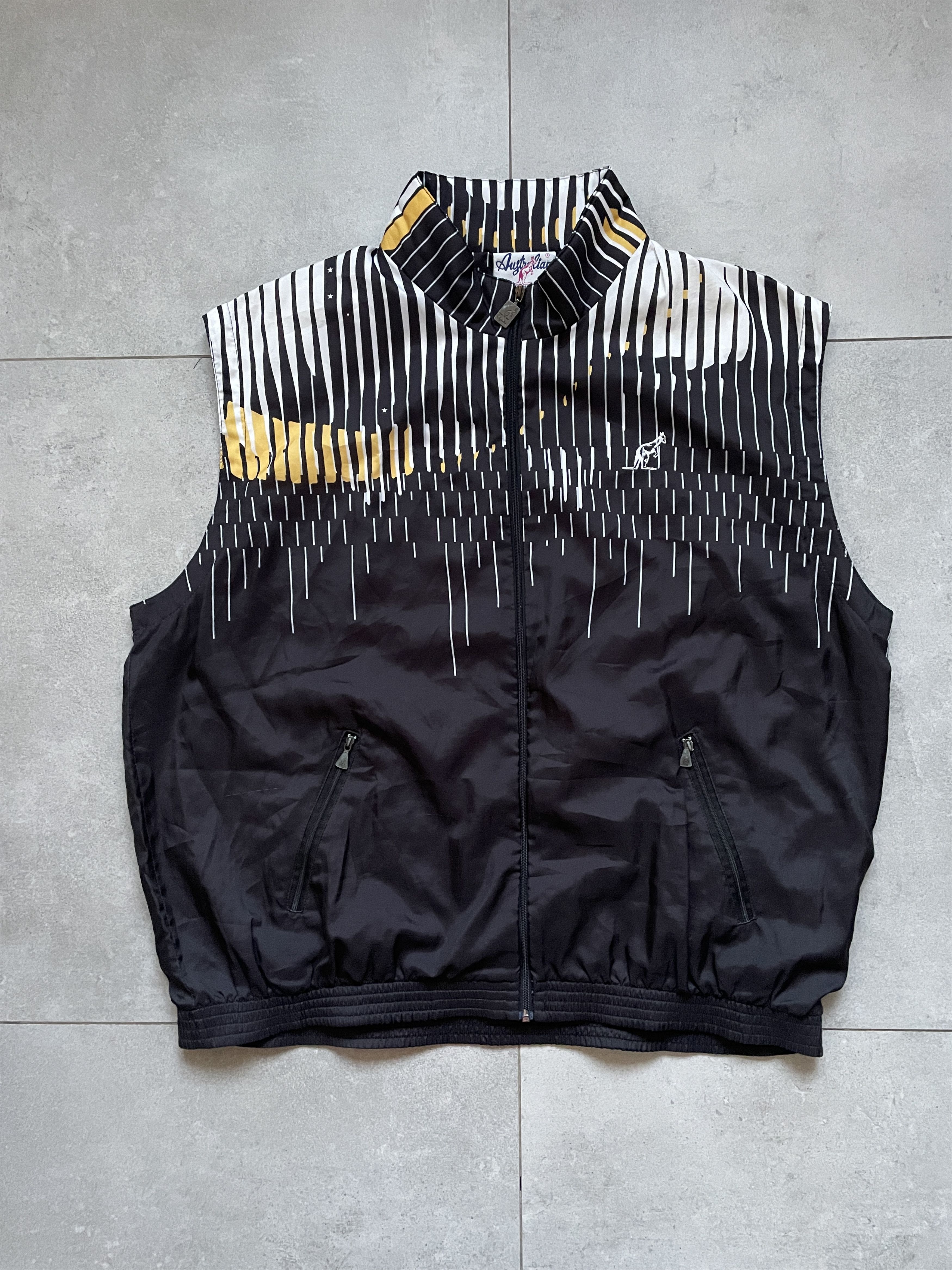 Thunderdome VINTAGE 90S AUSTRALIAN BLACK WHITE GABBER VEST Size US XL / EU 56 / 4 - 1 Thumbnail