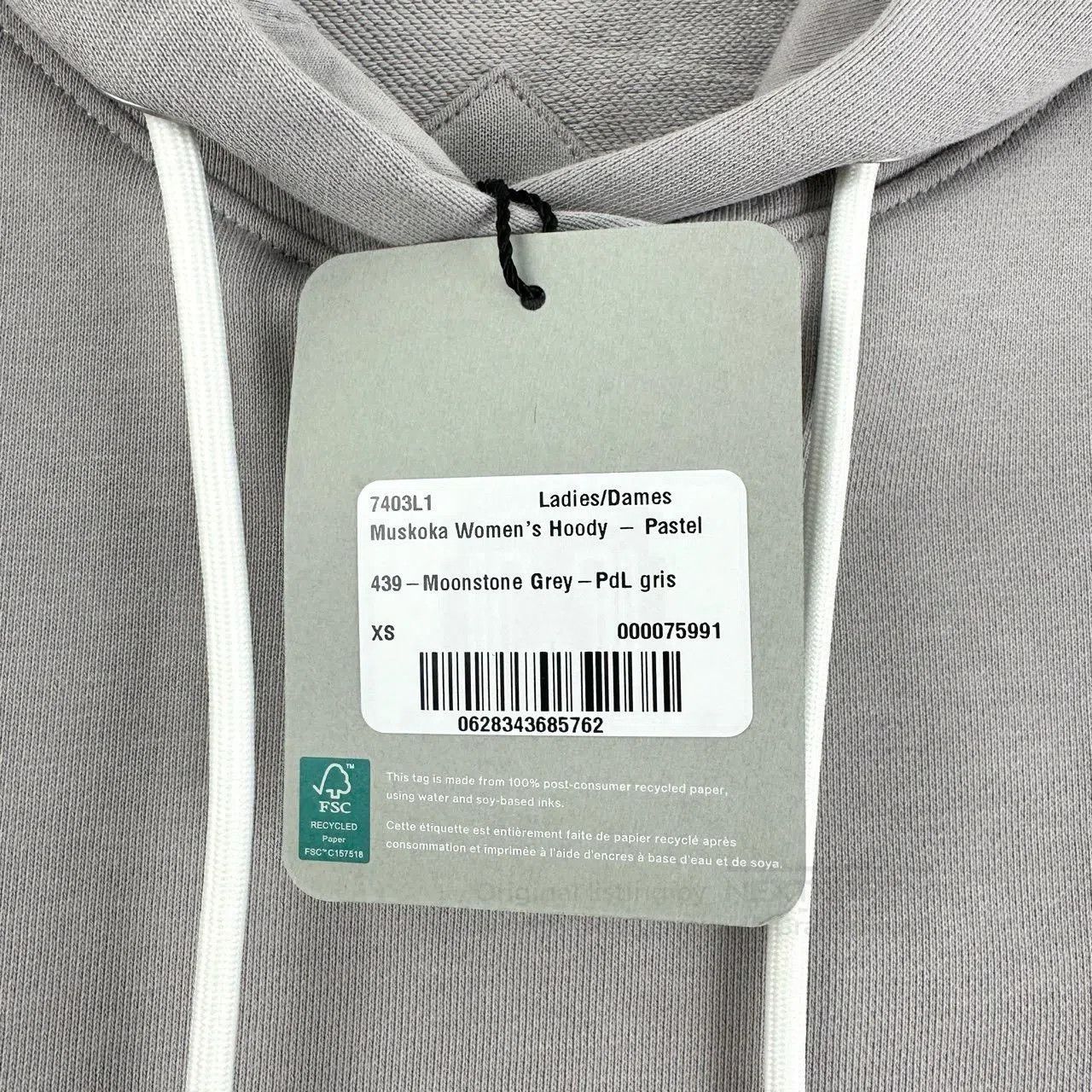 Canada Goose Canada Goose Gray Hooded Drawstring Sweatshirt. Size XS / US 0-2 / IT 36-38 - 5 Thumbnail