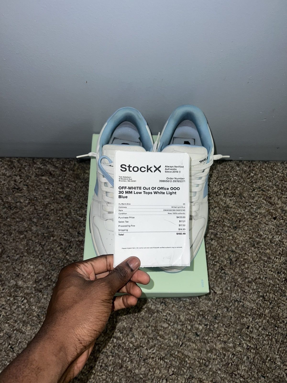 Off-White OFF-WHITE Out Of Office Size US 12 / EU 45 - 7 Thumbnail