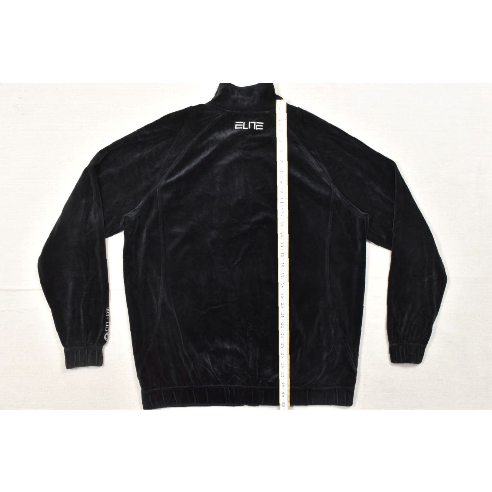 Nike Nike Elite Team Texas Longhorns Velour Full Zip Jacket Mens XLT Tall Black Bomber Jacket Women? No, Mens. Size US XL / EU 56 / 4 - 4 Thumbnail