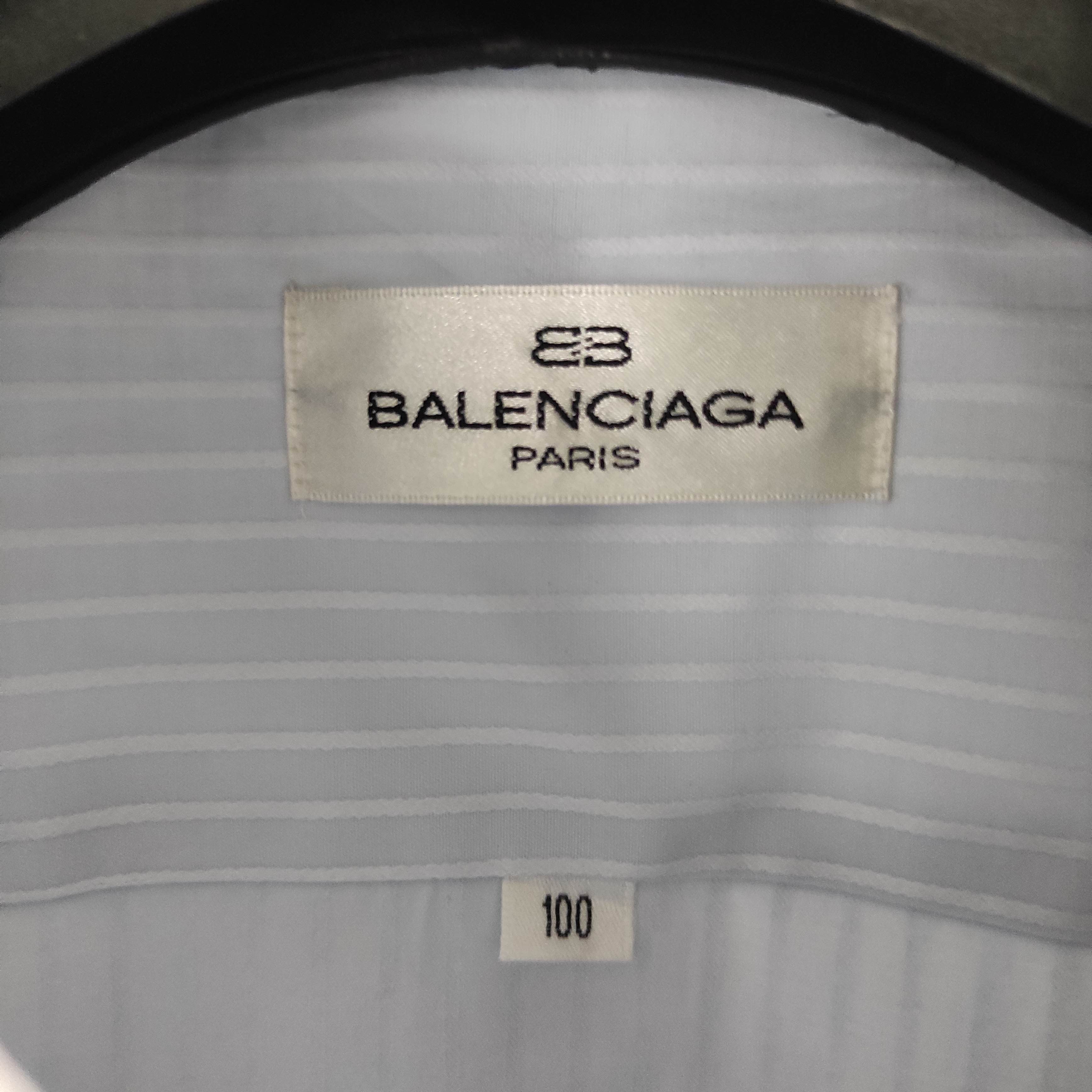 Balenciaga × Vintage Vintage Balenciaga Paris Shirt Size US M / EU 48-50 / 2 - 6 Thumbnail