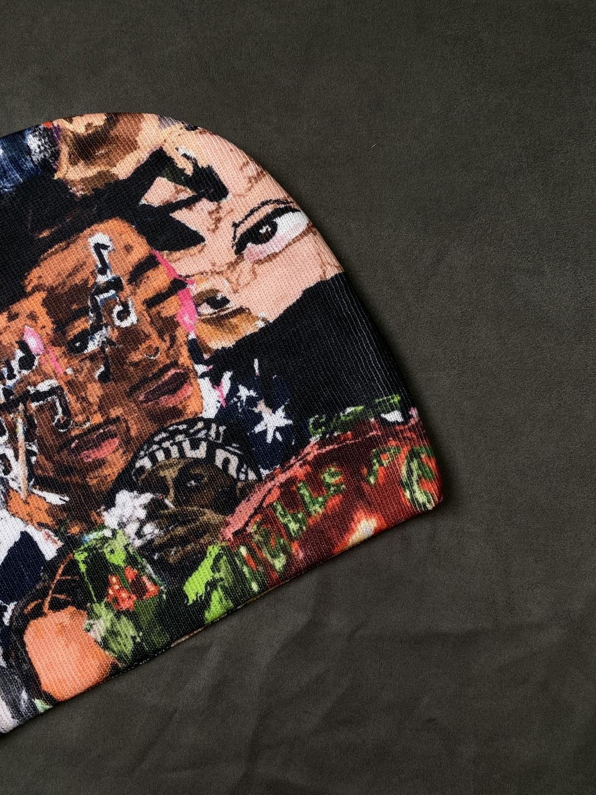 Japanese Brand Rare Pelumi.png Eyes Don’t Lie No Cuff Knit Beanie Hats OS Size ONE SIZE - 2 Thumbnail