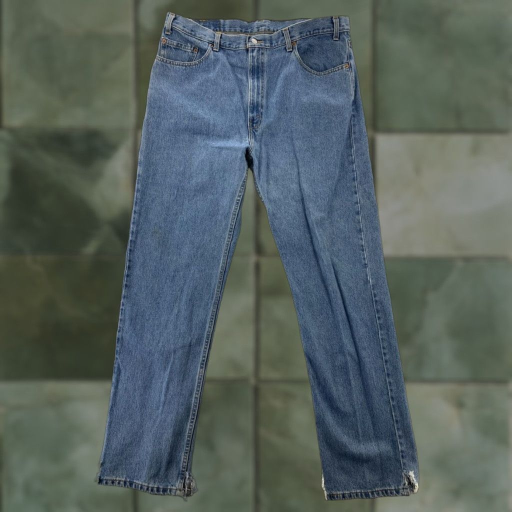 Levi's VINTAGE Levi's 505 Jeans Mens 40x30 Regular Levi's 505 Jeans 40 34 Blue USA Classic 90s Mens Regular Straight Size US 40 / EU 56 - 1 Thumbnail