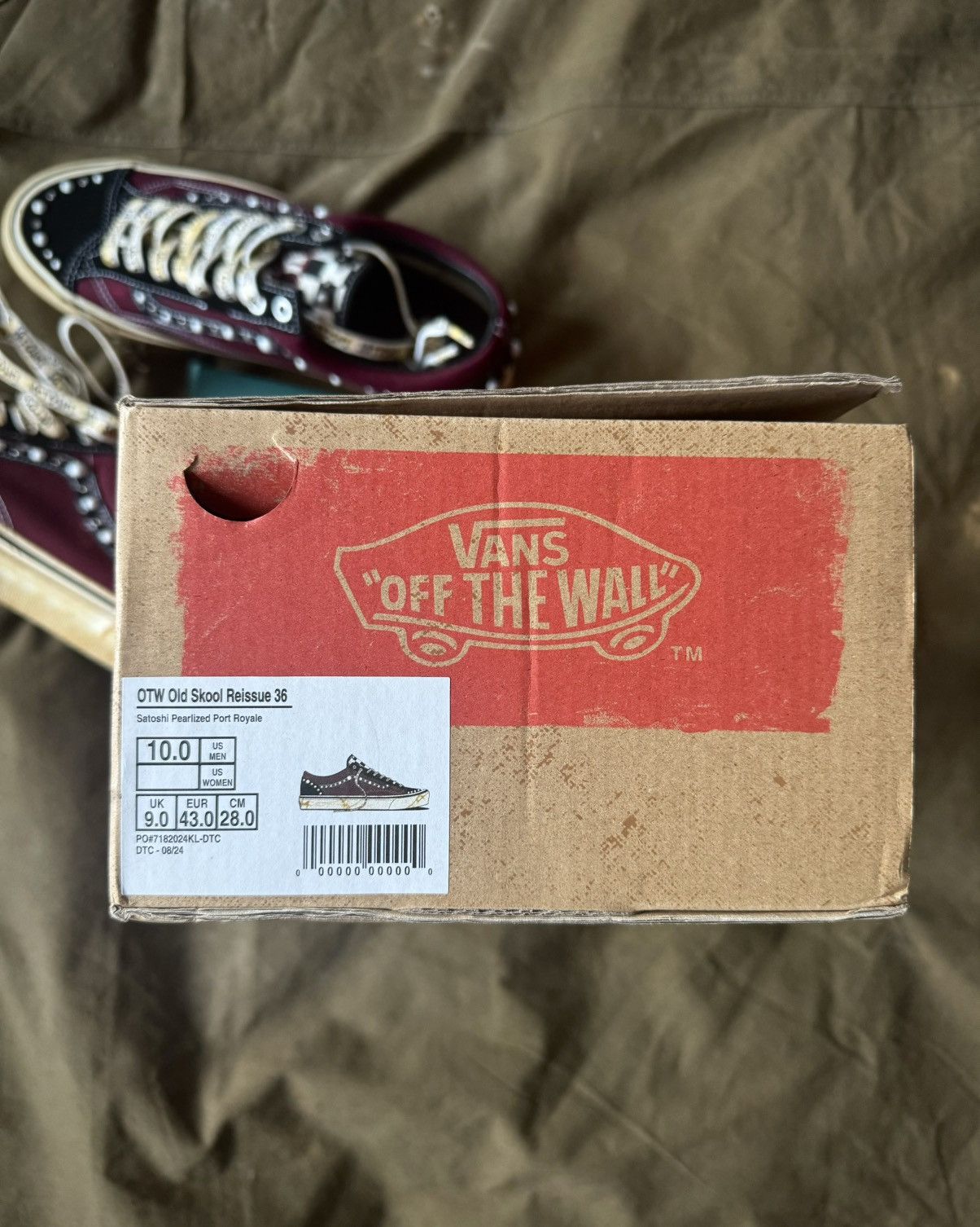 Satoshi Nakamoto × Vans Vans x Satoshi Nakamoto OTW Old Skool Reissue 36 Size US 10 / EU 43 - 3 Thumbnail