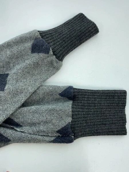Yohji Yamamoto Yohji Yamamoto size 2 Wool Bat-Sleeve Patchwork Cardigan J Size M / US 6-8 / IT 42-44 - 6 Thumbnail