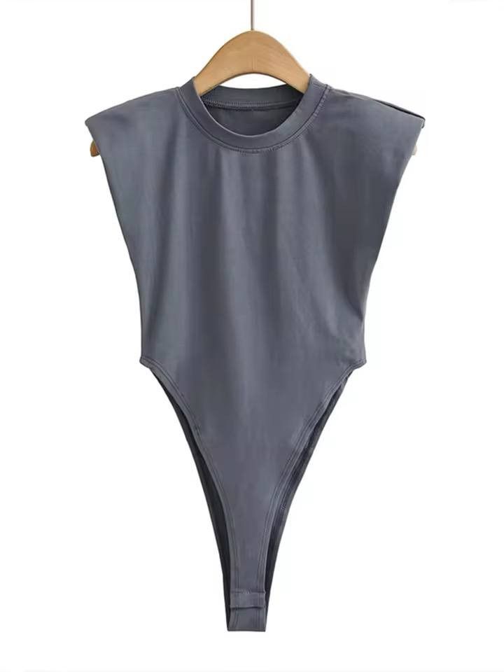 Japanese Brand × Vintage women's tight-fitting bodysuits with padded shoulders Size S / US 4 / IT 40 - 2 Thumbnail