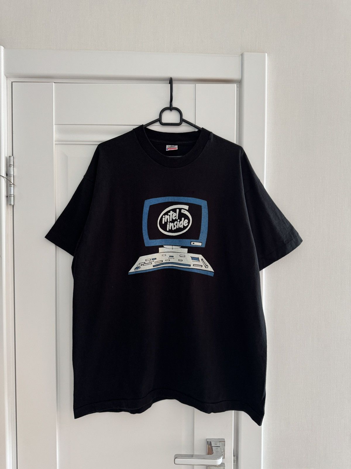 Apple Vintage Intel Inside T-Shirt Microsoft Size US XL / EU 56 / 4 - 1 Thumbnail