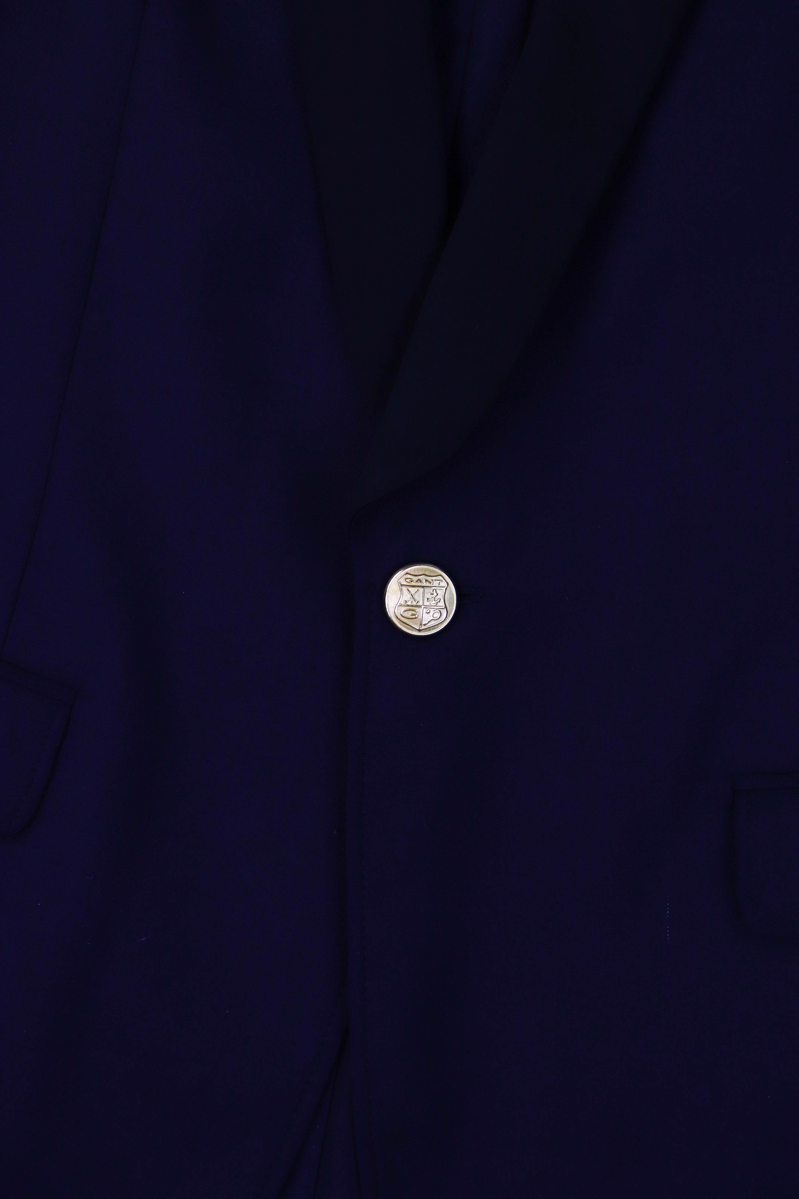 Gant GANT New Haven Navy Wool Gold Buttons Tuxedo Blazer Jacket Size 40R - 9 Thumbnail