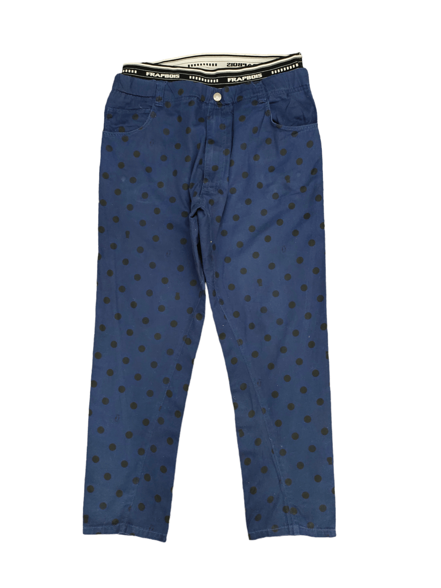 Issey Miyake Frapbois By Issey Miyake Double Waist Polkadot Pants Ppfm Size US 33 - 9 Thumbnail