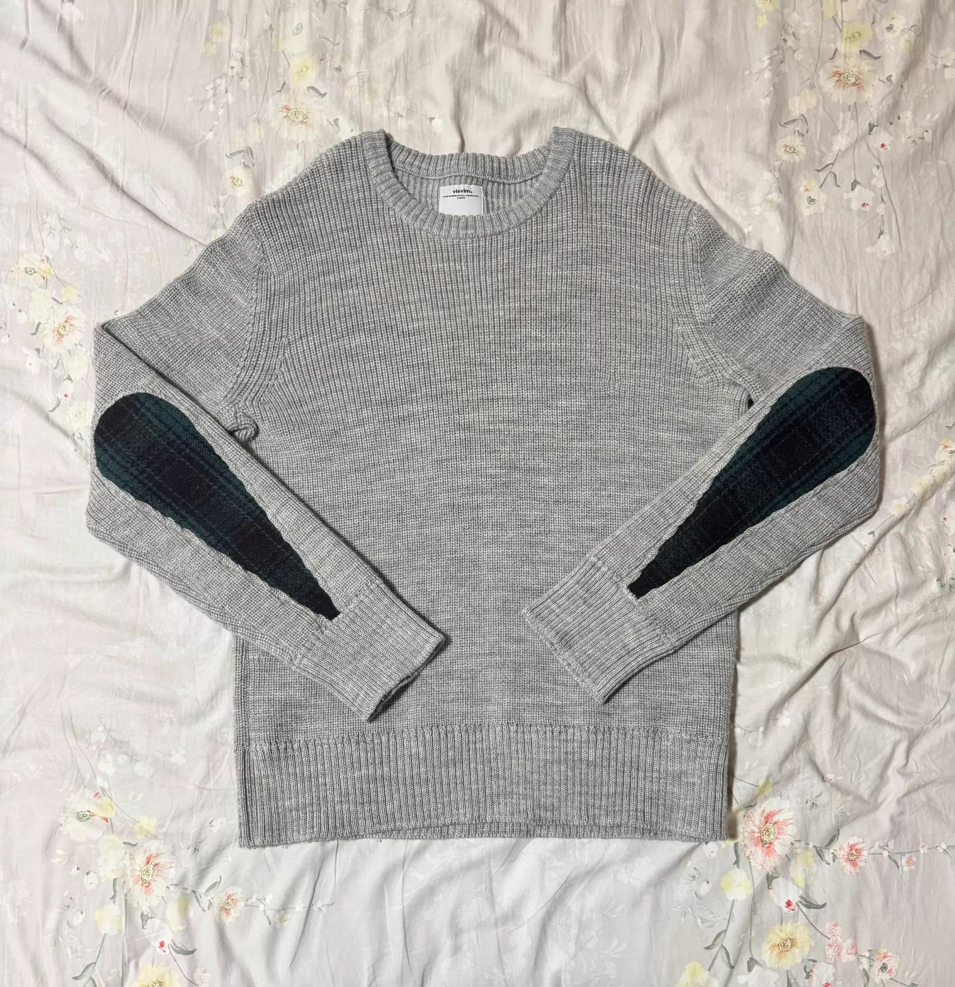 Visvim visvim 16aw Spot DropSleeve Wool Knit Gray L Size US L / EU 52-54 / 3 - 1 Thumbnail