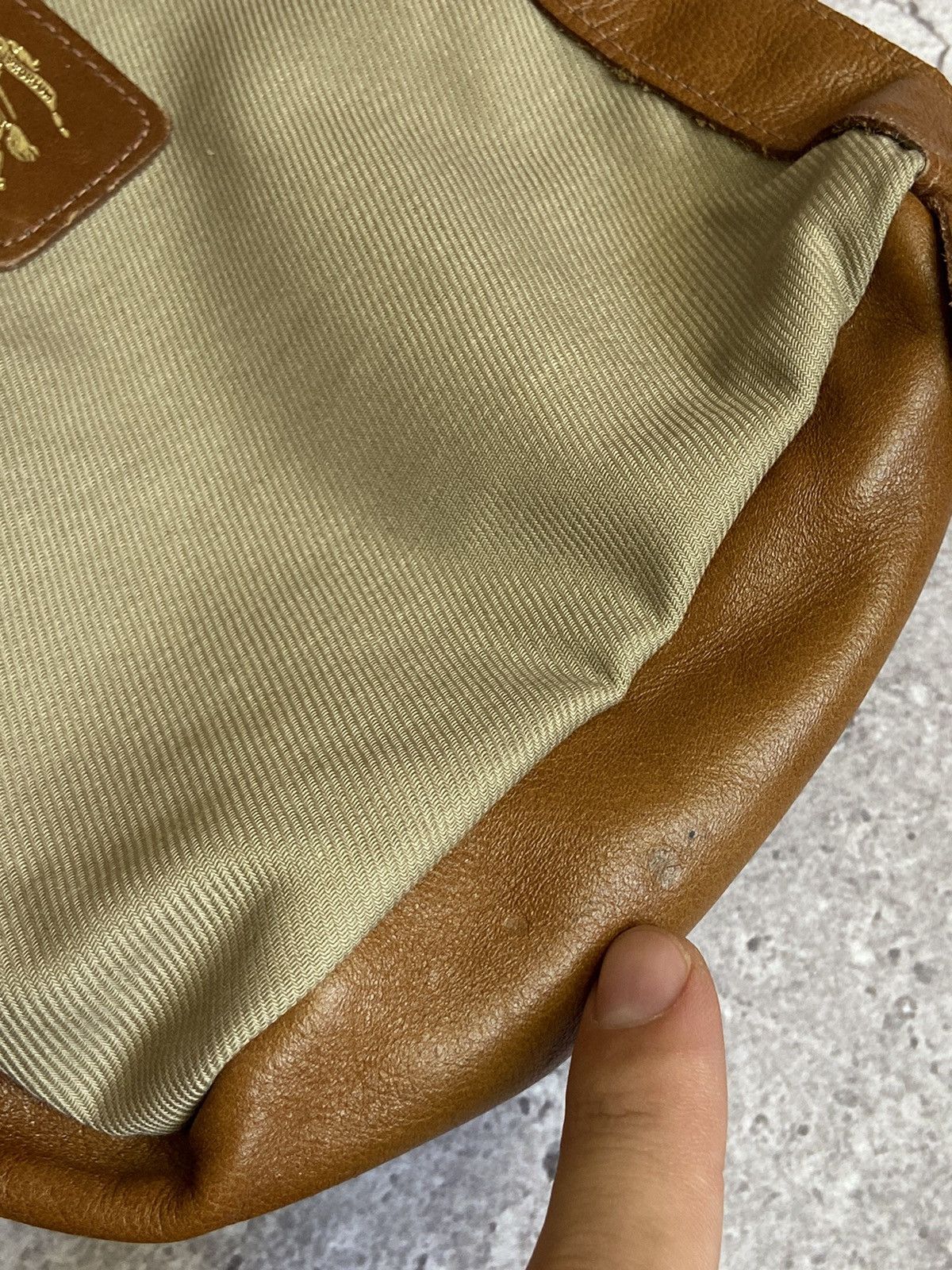 Burberry Burberry Prorsum Cosmetic Bag Leather Logo Size ONE SIZE - 7 Thumbnail