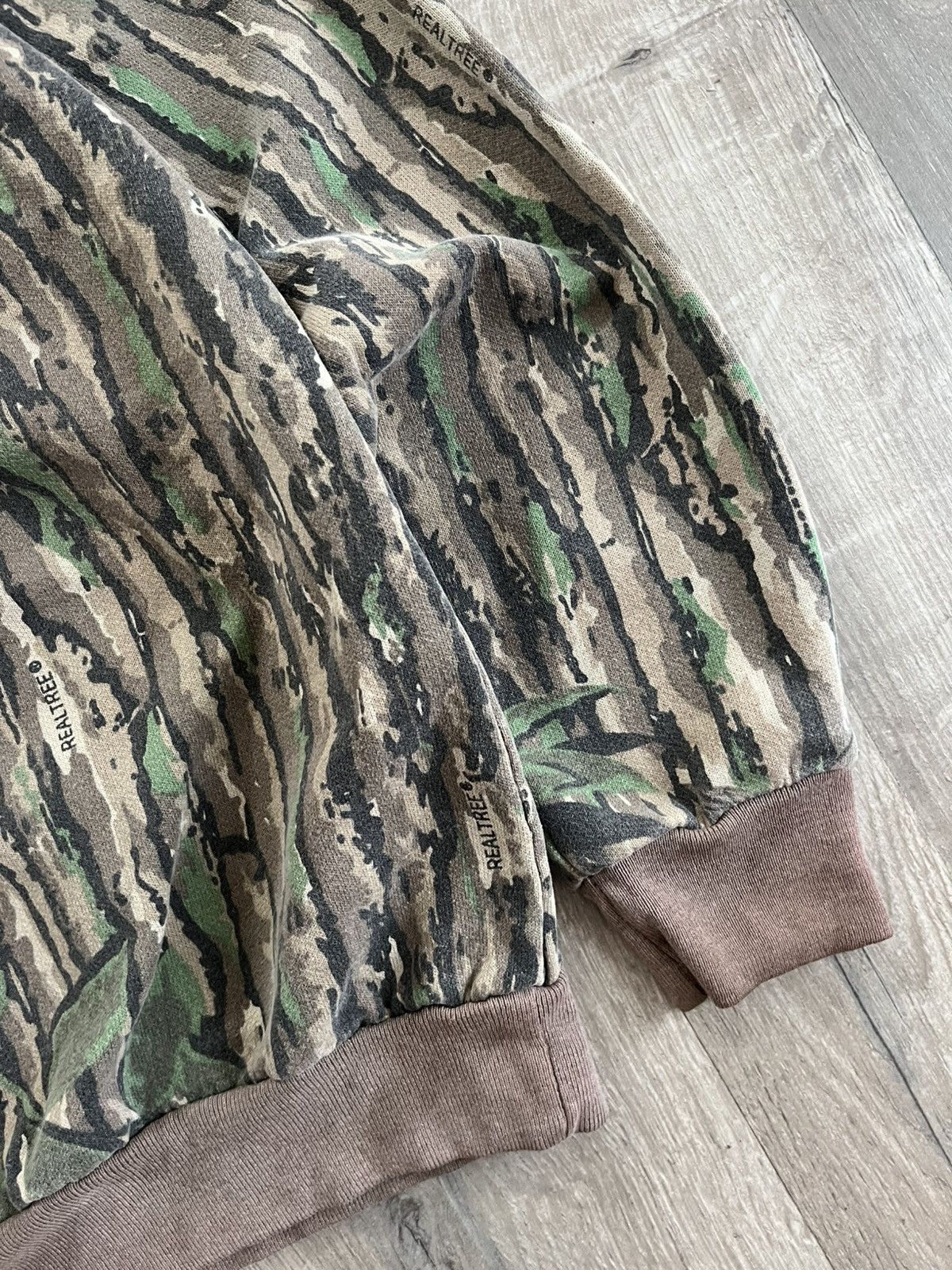 Liberty Vintage Liberty Real Tree Bark Camo Crewneck Size US M / EU 48-50 / 2 - 4 Thumbnail
