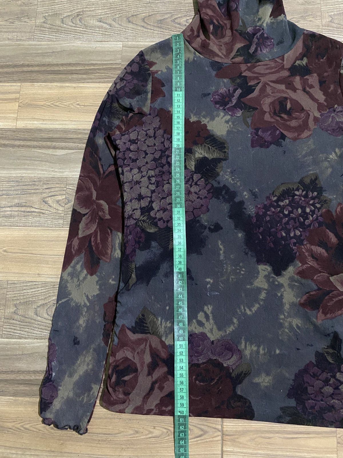 Other Elenad Luxury Made In Italy Floral Mesh Top Size XL / US 12-14 / IT 48-50 - 10 Thumbnail