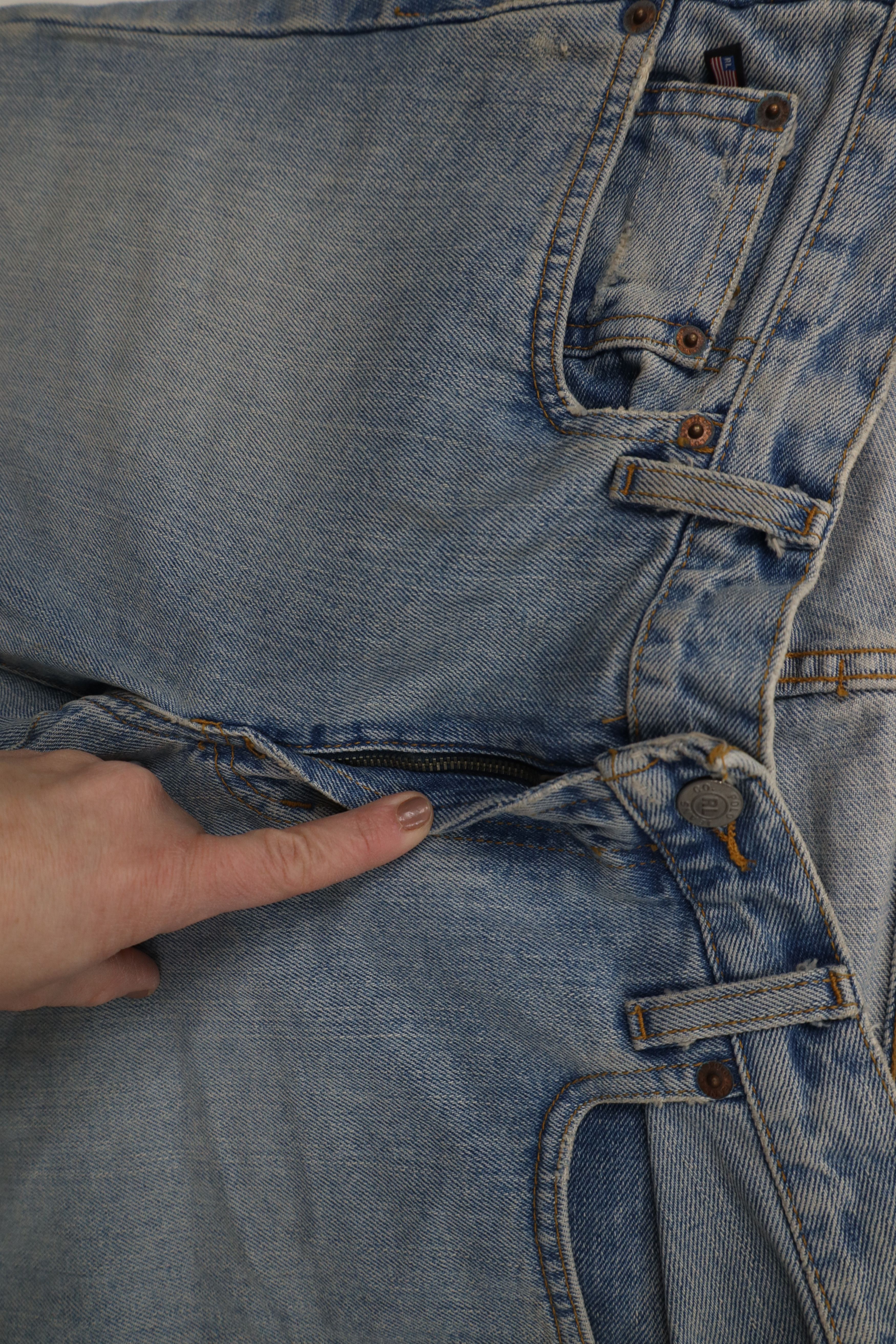 Ralph Lauren Deadstock Vintage 90s Y2K Ralph Lauren Low Bootcut Jeans Size 32" / US 10 / IT 46 - 7 Thumbnail