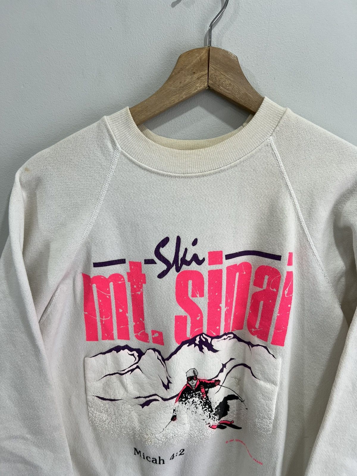 Vintage Vintage Mt Sinai Ski Sweater Sweatshirt crewneck snowboard Size US S / EU 44-46 / 1 - 2 Thumbnail