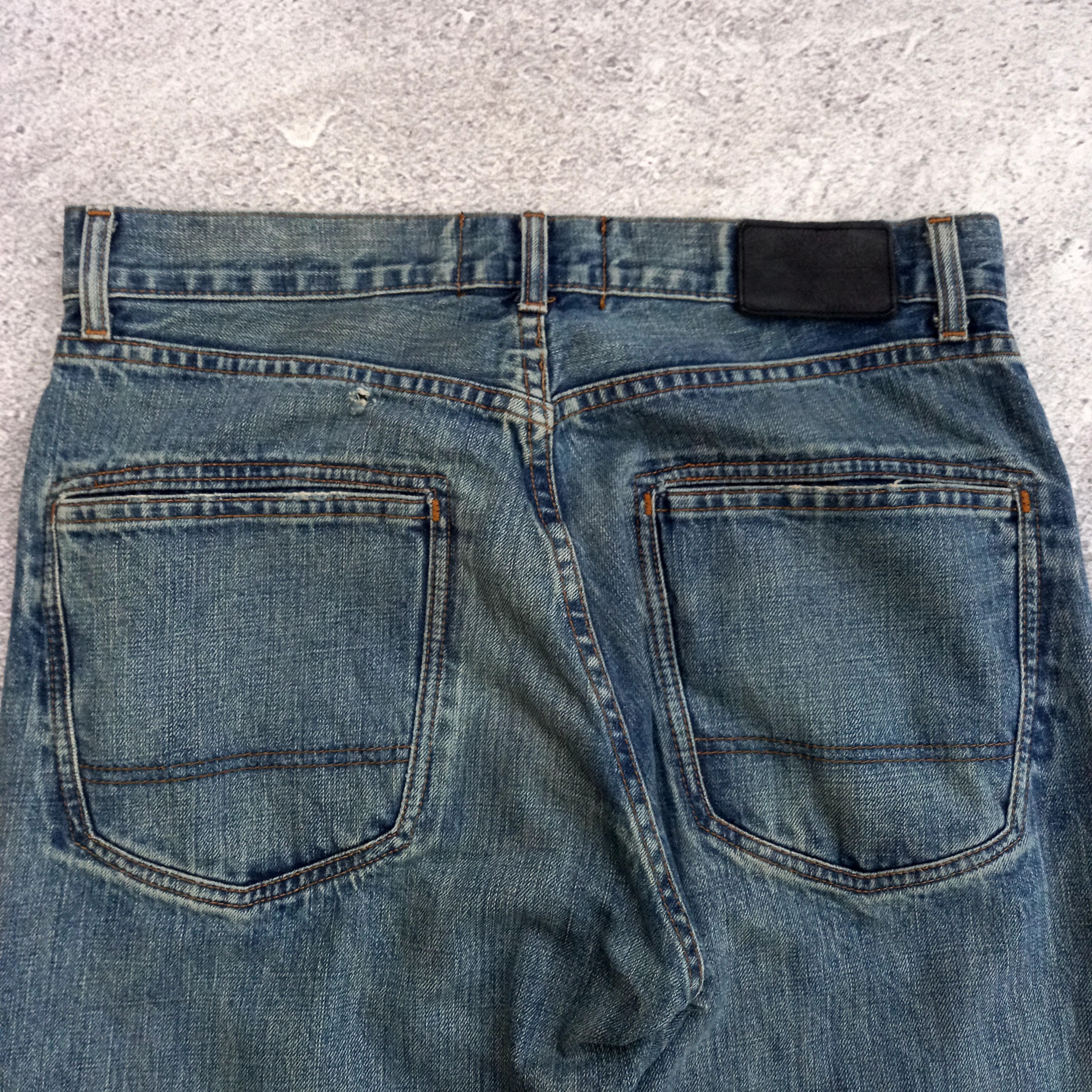 Stussy 1990s Stussy - Button Fly Distressed Denim Pants Size US 32 / EU 48 - 10 Thumbnail