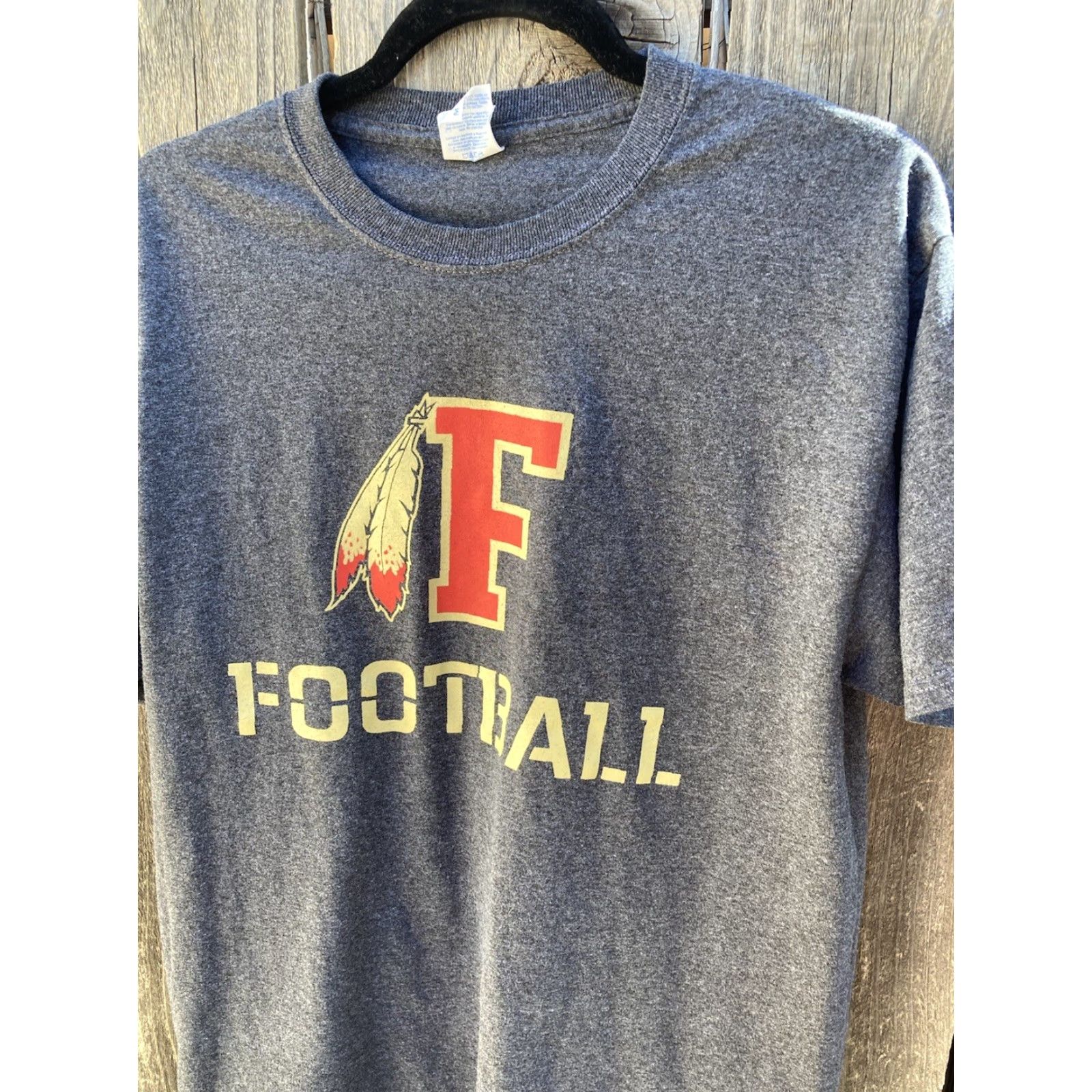 Port & Company FSU Football Logo T-Shirt Gray Men’s M Crew Cotton Blend NCAA ACC Port & Company Shirt Short Sleeve Embroidered Seminoles 80s 90s Sports Size US M / EU 48-50 / 2 - 3 Thumbnail