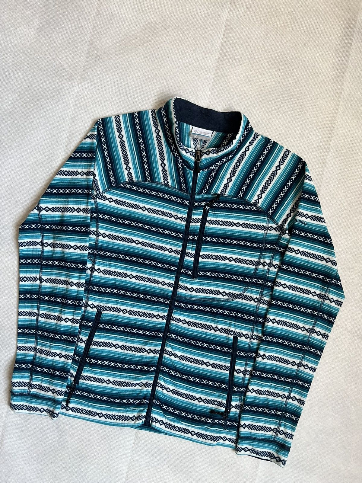 Columbia Columbia Blublue Native Print Sweater Size M / US 6-8 / IT 42-44 - 6 Thumbnail