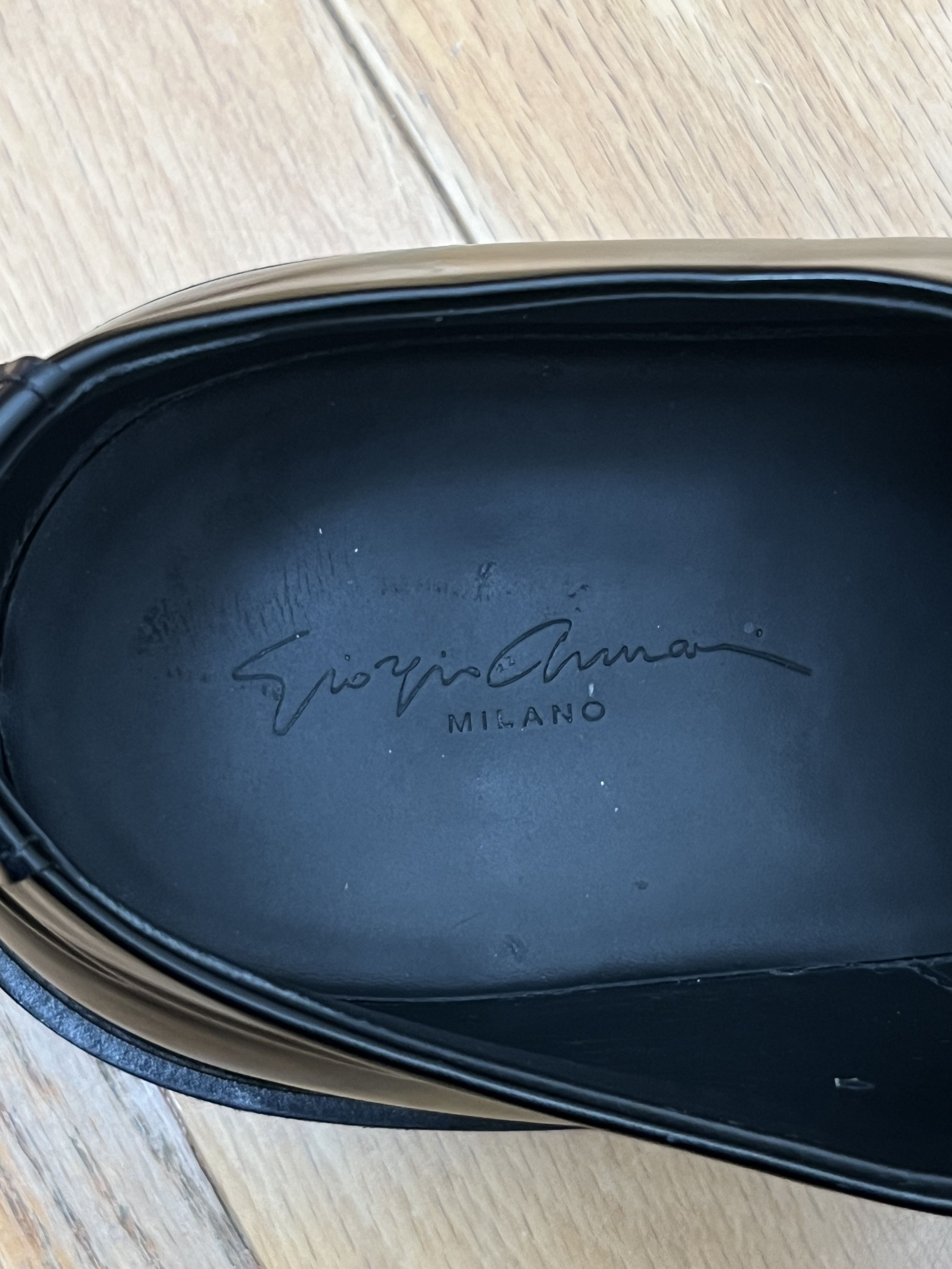 Giorgio Armani Giorgio Armani Brushed Leather Derby UK9.5 Size US 10.5 / EU 43-44 - 8 Thumbnail