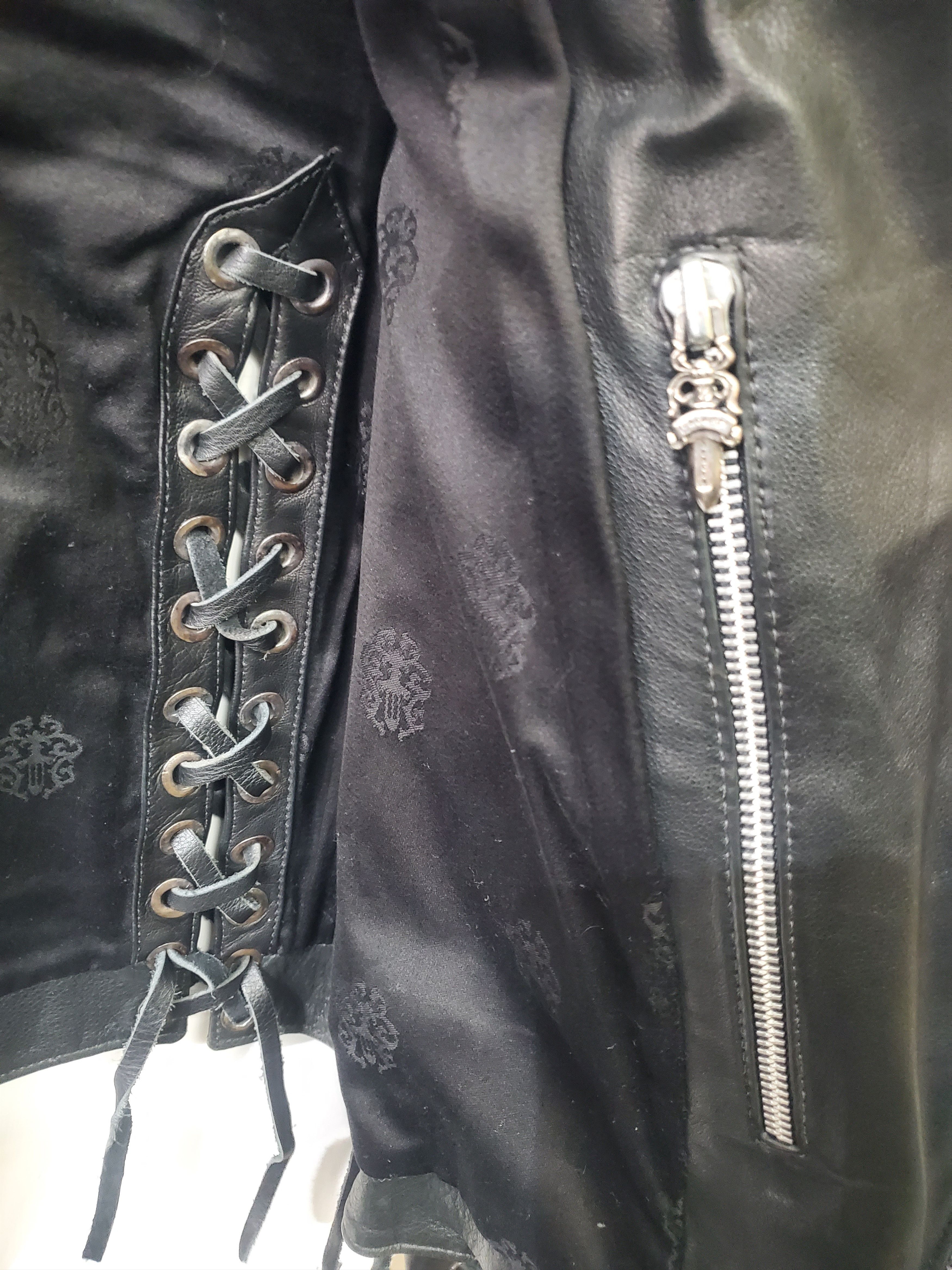 Chrome Hearts Chrome Hearts Ladies Leather Biker Jacket Size L Size L / US 10 / IT 46 - 5 Thumbnail