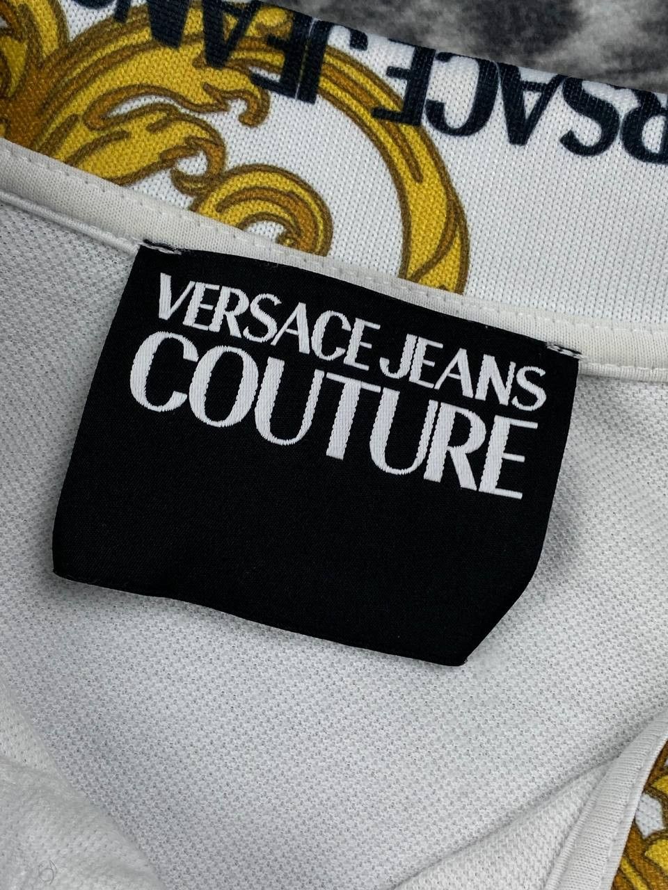 Versace Versace Jeans Couture Baroque Print Polo Shirt Men Size M Size US M / EU 48-50 / 2 - 11 Thumbnail