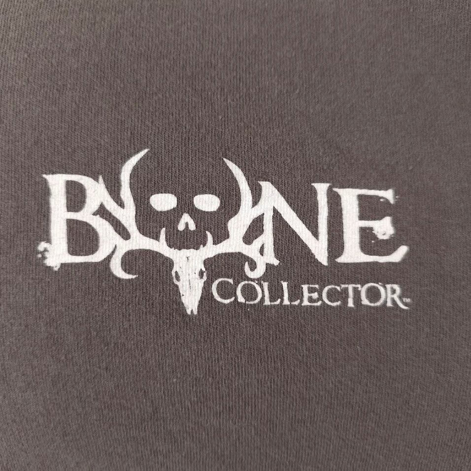 Bones Bone Collector Deer Hunting T-Shirt Mens Large Gray Long Sleeve Size US L / EU 52-54 / 3 - 3 Thumbnail