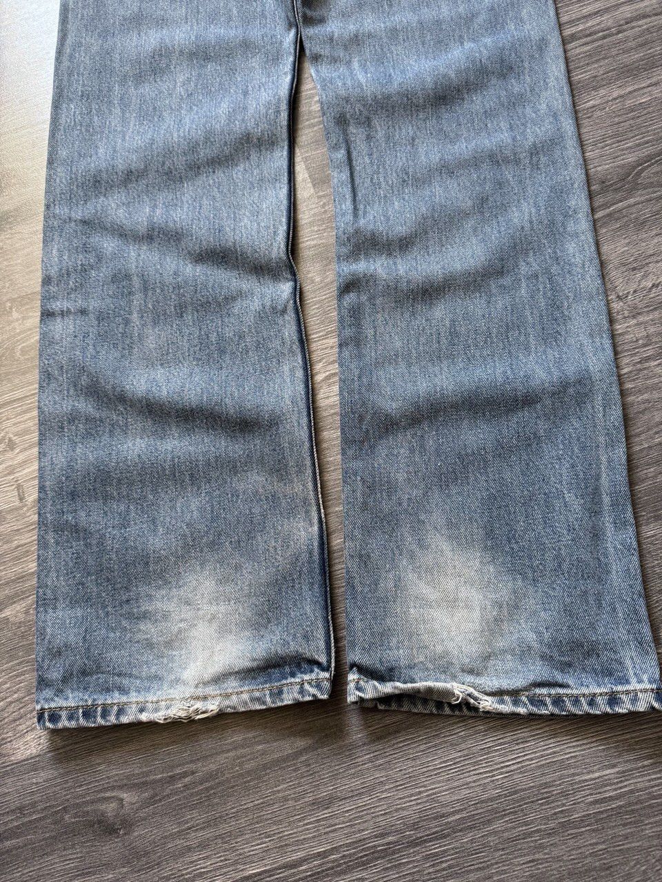 Levi's Disstressed Levi’s 505 Vintage Faded Tab Jeans 33x34 Size US 33 - 7 Thumbnail