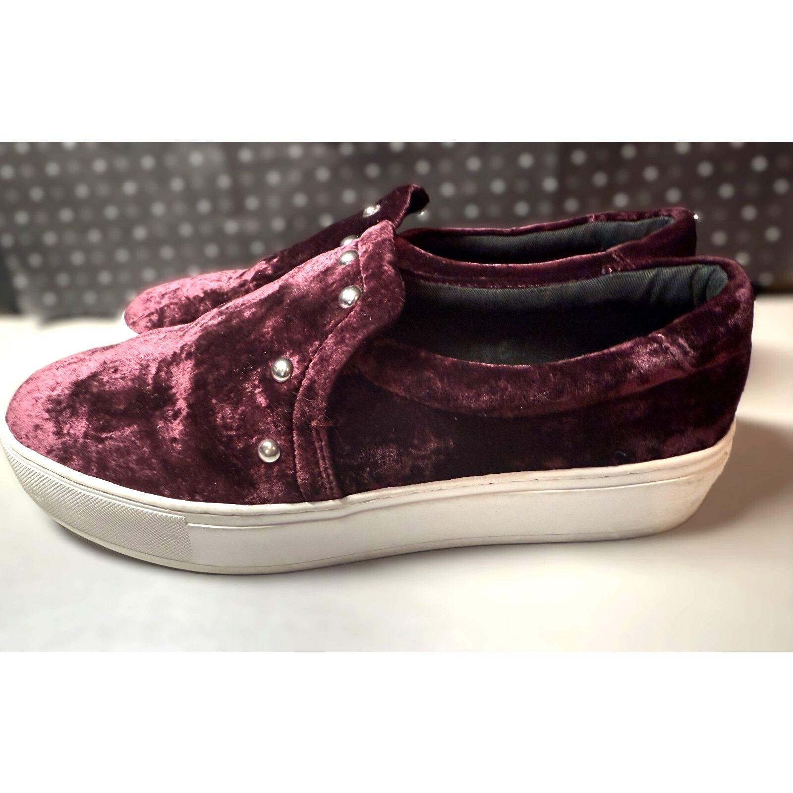 Rebecca Minkoff Rebecca Minkoff Noelle Stud Velvet Slip On Platform Size 9.5 Size US 9.5 / IT 39.5 - 1 Thumbnail