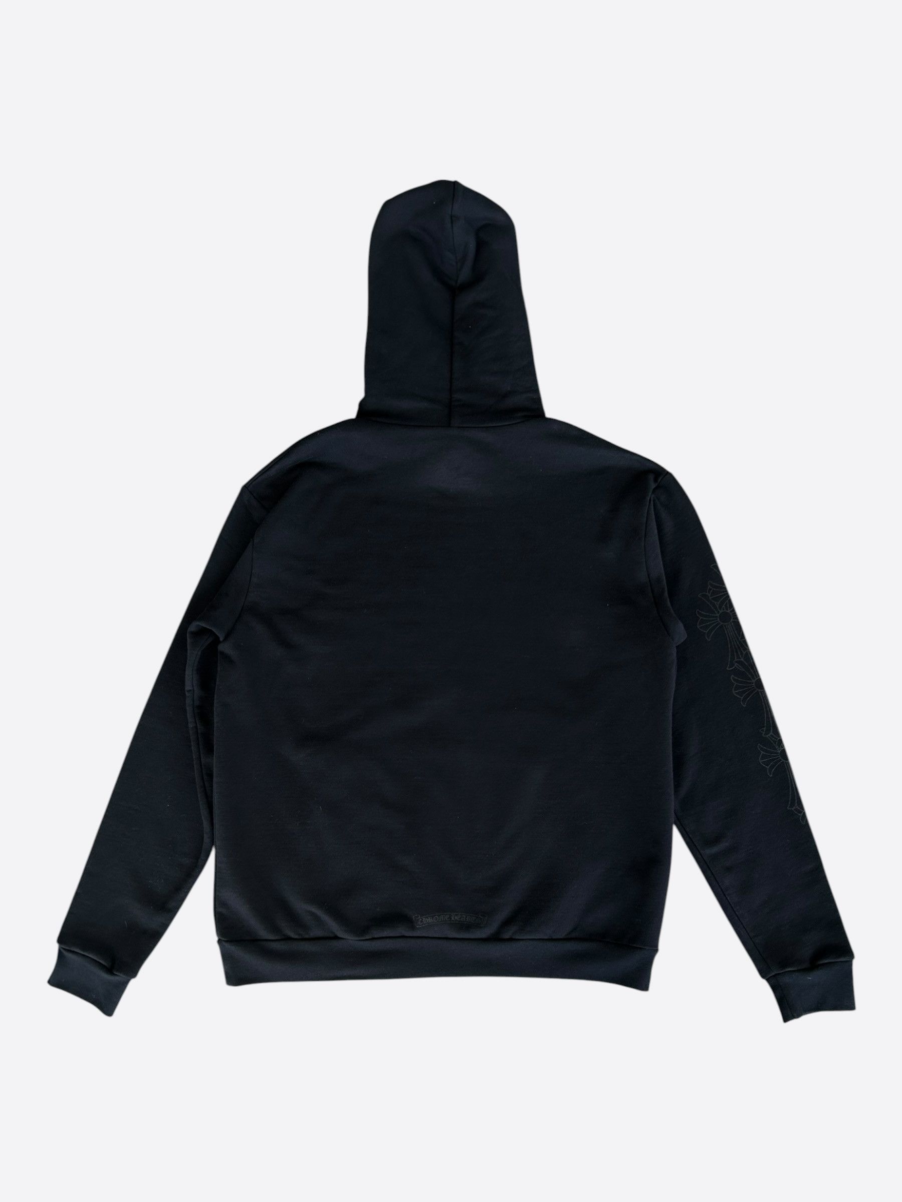 Chrome Hearts Chrome Hearts Black Miami Exclusive Cross Logo Hoodie Size US M / EU 48-50 / 2 - 2 Thumbnail