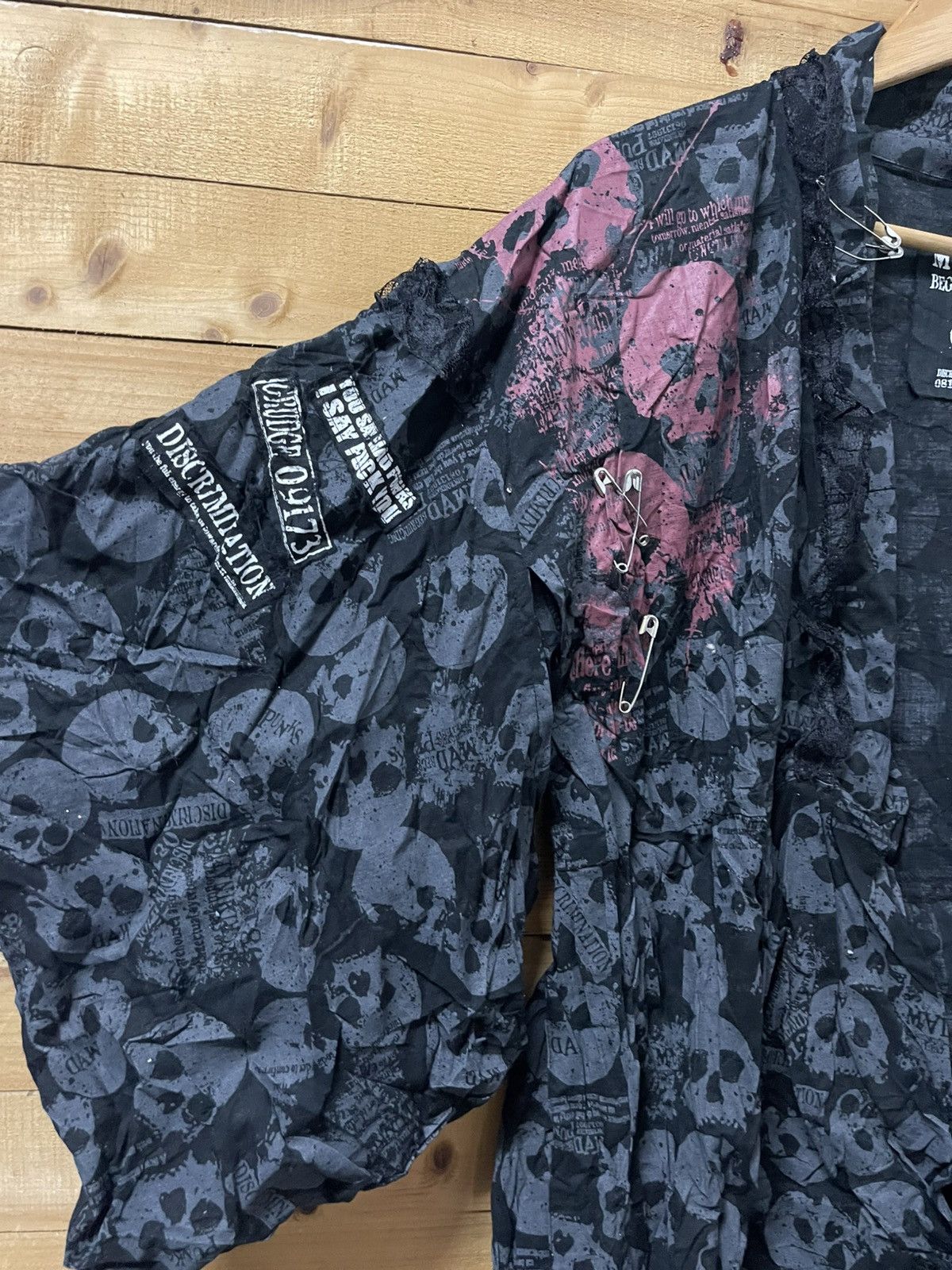 Japanese Brand Seditioneries mad punk full print skull kimono Size L / US 10 / IT 46 - 3 Thumbnail
