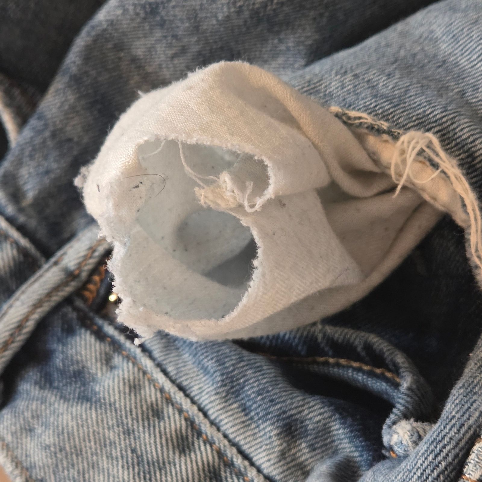 Banana Republic Banana Republic Slim Fit Standard Blue Jeans 33W 32L Size US 33 - 5 Thumbnail