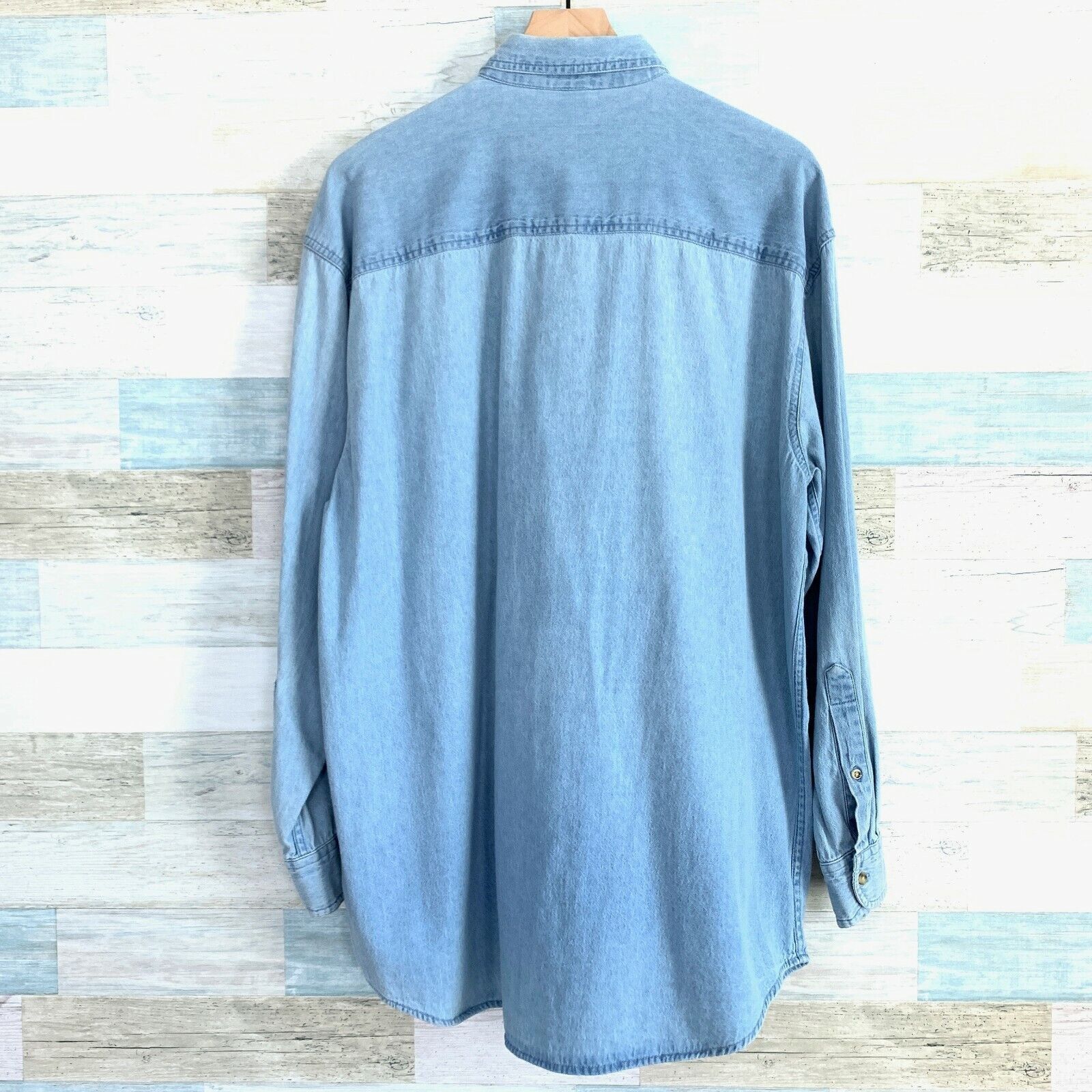 Other McDonalds M Gear Vintage 90s Denim Shirt Blue Mens L Size US L / EU 52-54 / 3 - 5 Thumbnail