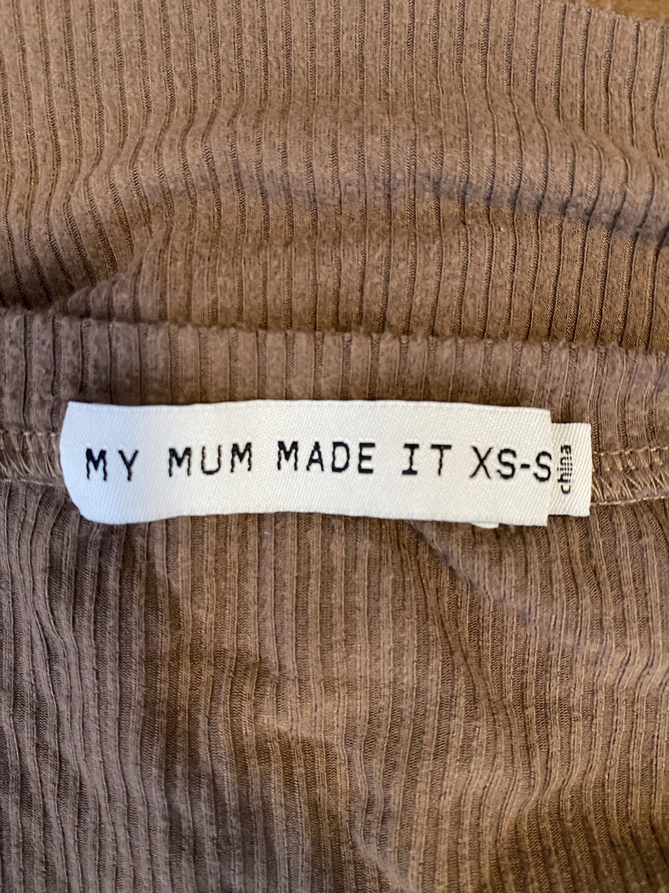 Vintage My Mum Made It - Brown Knit Cropped Cardigan Size XS / US 0-2 / IT 36-38 - 6 Thumbnail