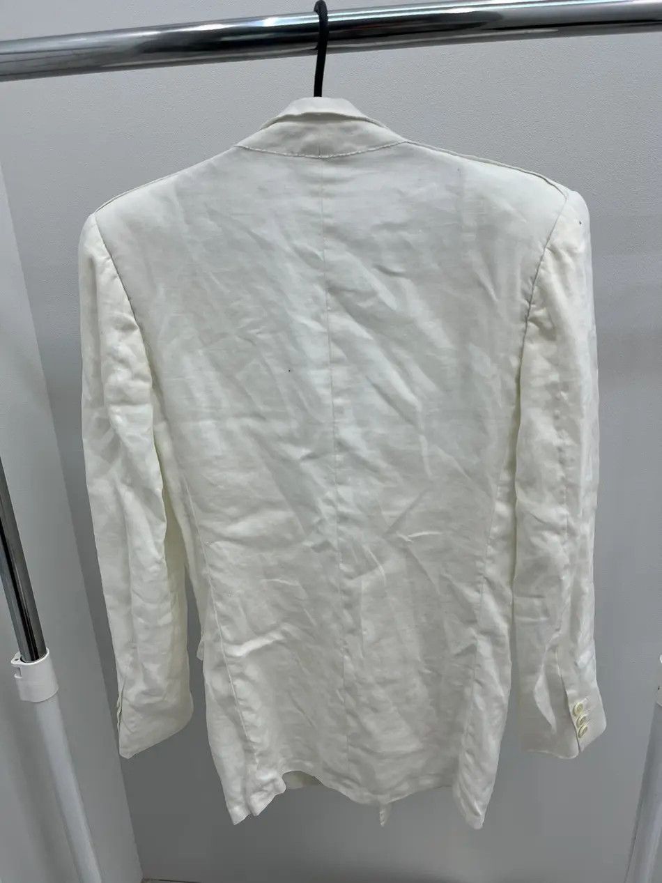 Versace Vintage Gianni Versace Linen Blazer Size M / US 6-8 / IT 42-44 - 2 Thumbnail