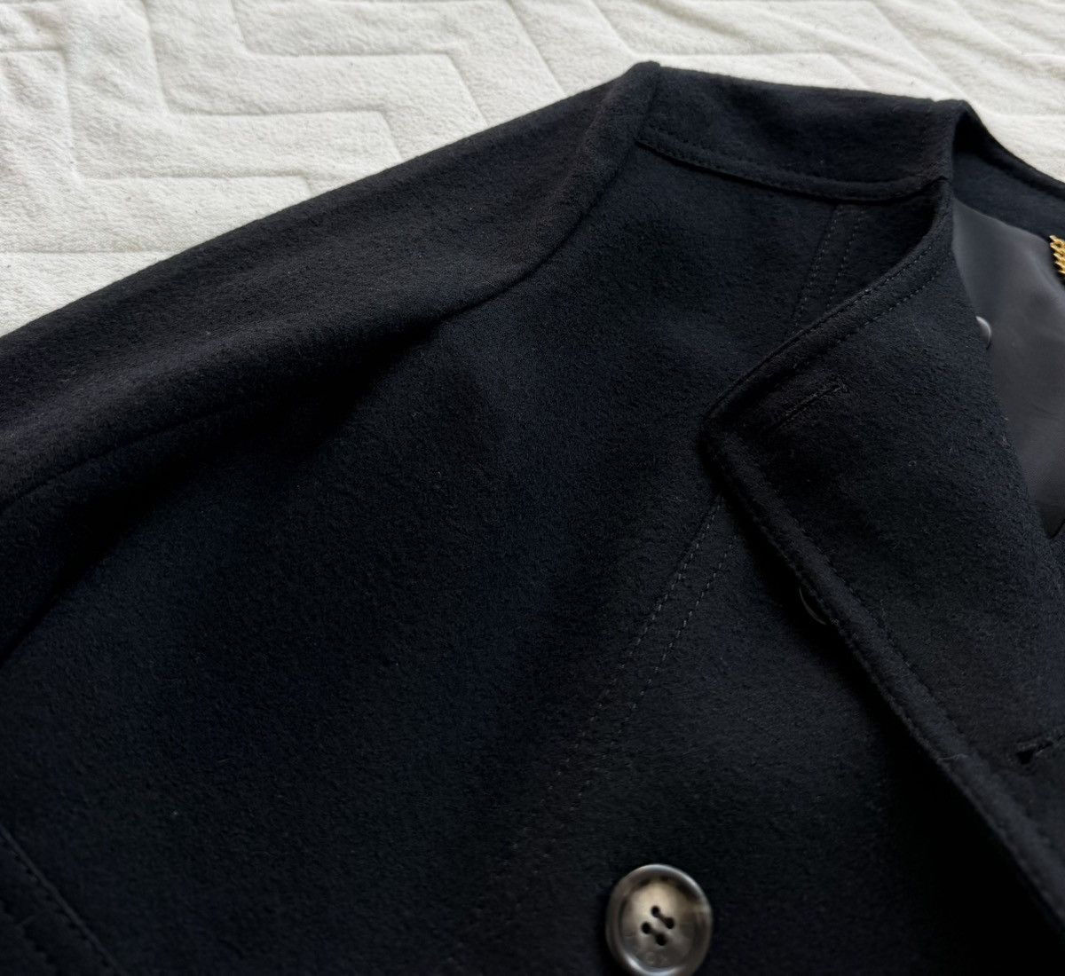 Michael Kors Michael Kors Wool Jacket Black Double Breasted Crop Style Size M / US 6-8 / IT 42-44 - 6 Thumbnail