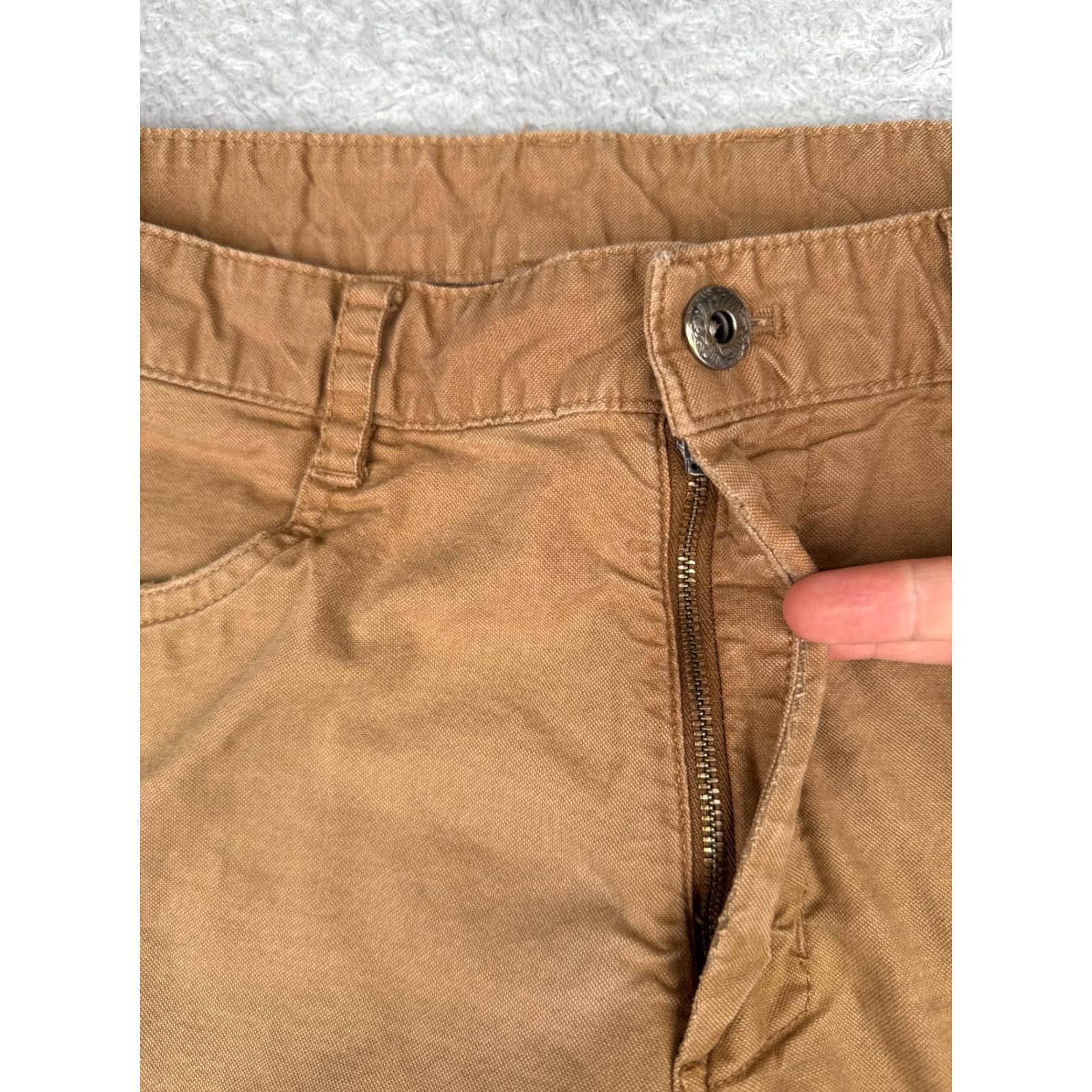 The North Face VINTAGE The North Face Shorts Men 34 Brown Chino 100% Cotton Twill Hiking Casual Outdoor 90s Mens Size US 34 / EU 50 - 6 Thumbnail