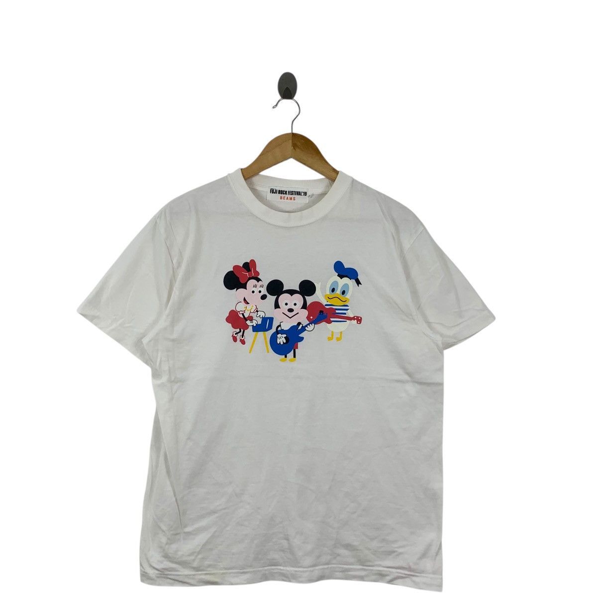 Beams Plus BEAMS PLUS x MICKEY MOUSE Fuji Rock Festival Tee Shirt Top Size M / US 6-8 / IT 42-44 - 4 Thumbnail